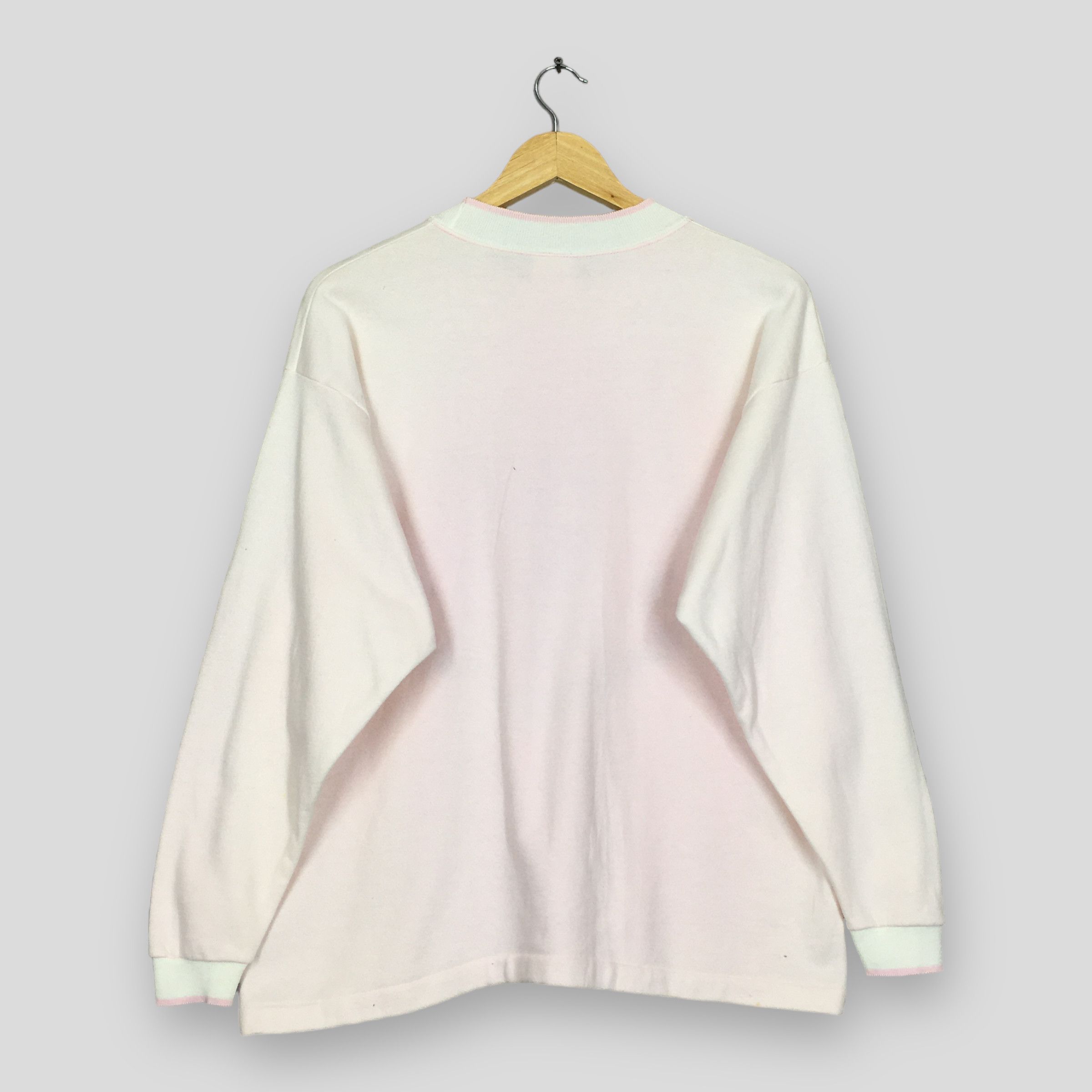 Guess × Vintage Vintage 90's Guess Products Soft Pink Sweatshirt Medium Size US M / EU 48-50 / 2 - 10 Thumbnail