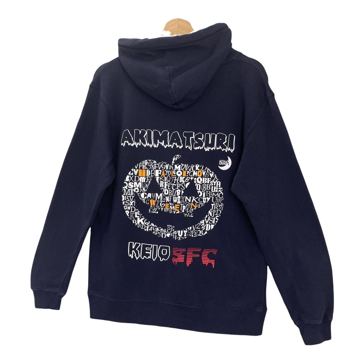 Japanese Brand Akimatsuri Keio SFC Big Logo Pullover Hoodies Size M Size US M / EU 48-50 / 2 - 3 Thumbnail