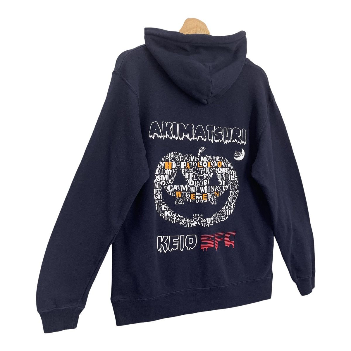 Japanese Brand Akimatsuri Keio SFC Big Logo Pullover Hoodies Size M Size US M / EU 48-50 / 2 - 2 Thumbnail