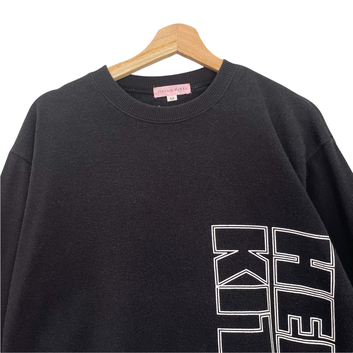 Japanese Brand Hello Kitty Printed Big Logo Crewneck Sweatshirt Size M Size US M / EU 48-50 / 2 - 6 Thumbnail