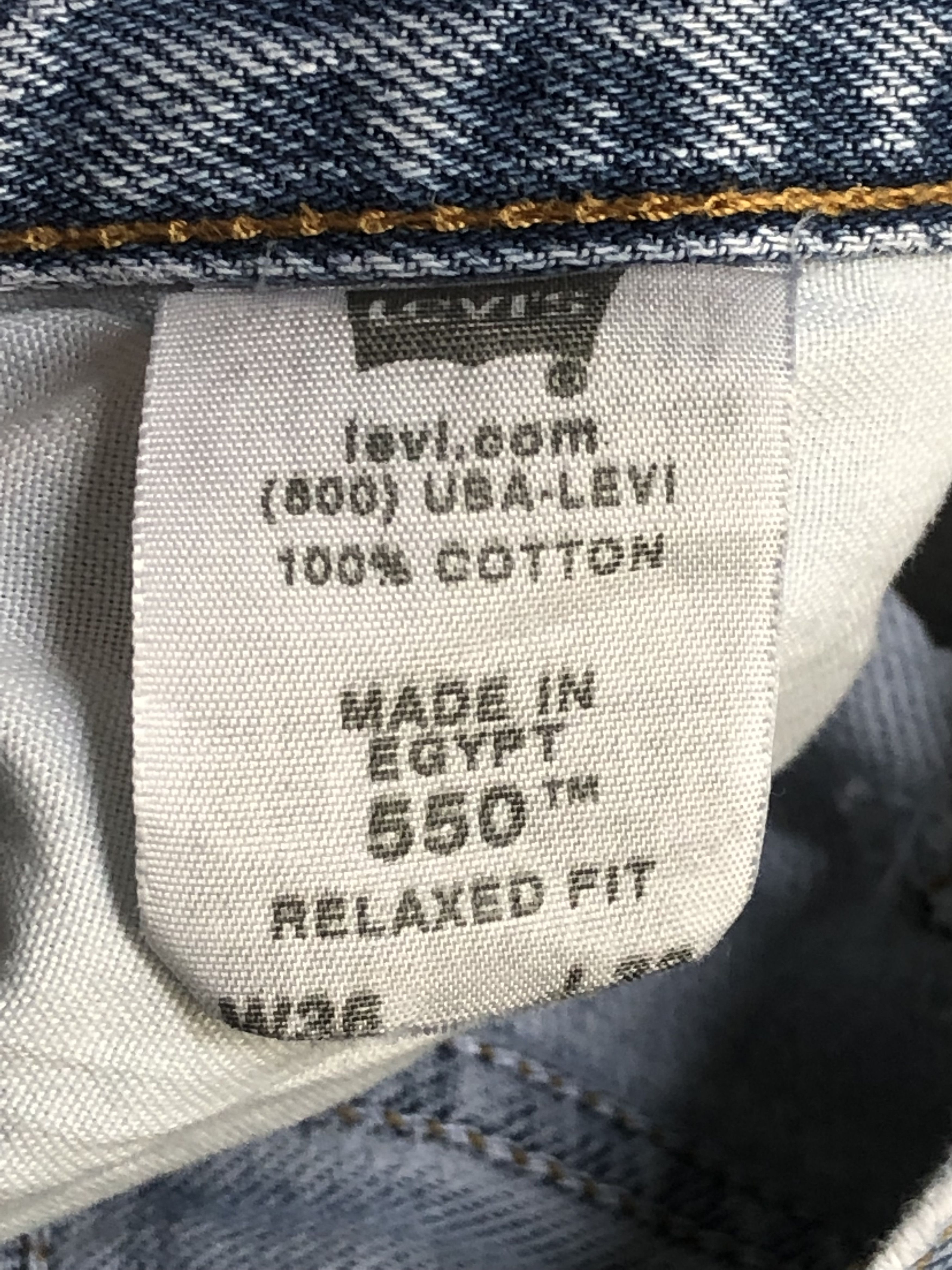 Levi's × Vintage Vintage Levi's 550 Relaxed Fit Jeans L453 Size US 35 - 15 Thumbnail