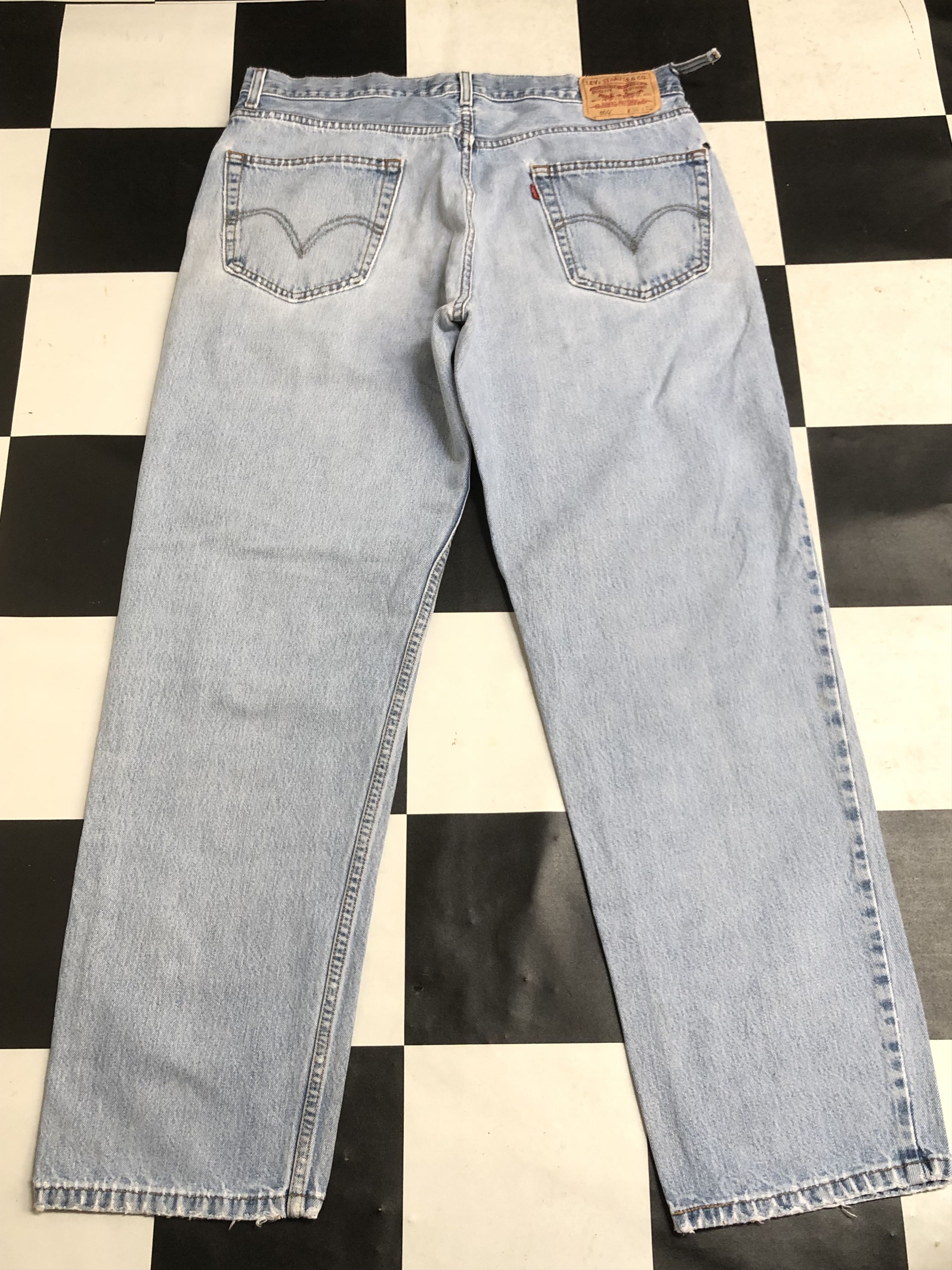 Levi's × Vintage Vintage Levi's 550 Relaxed Fit Jeans L453 Size US 35 - 2 Thumbnail