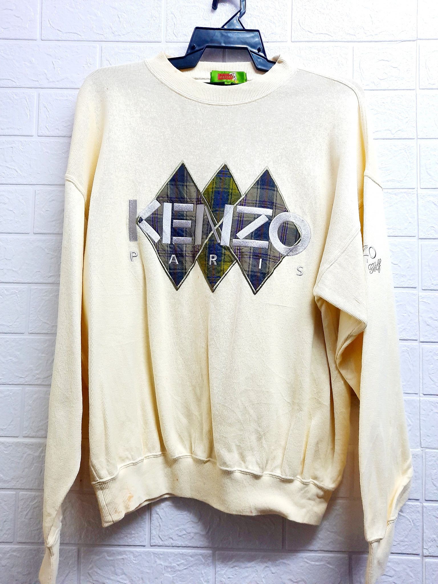 Kenzo Kenzo Golf Paris Spell Out Sweatshirt Size US L / EU 52-54 / 3 - 1 Thumbnail