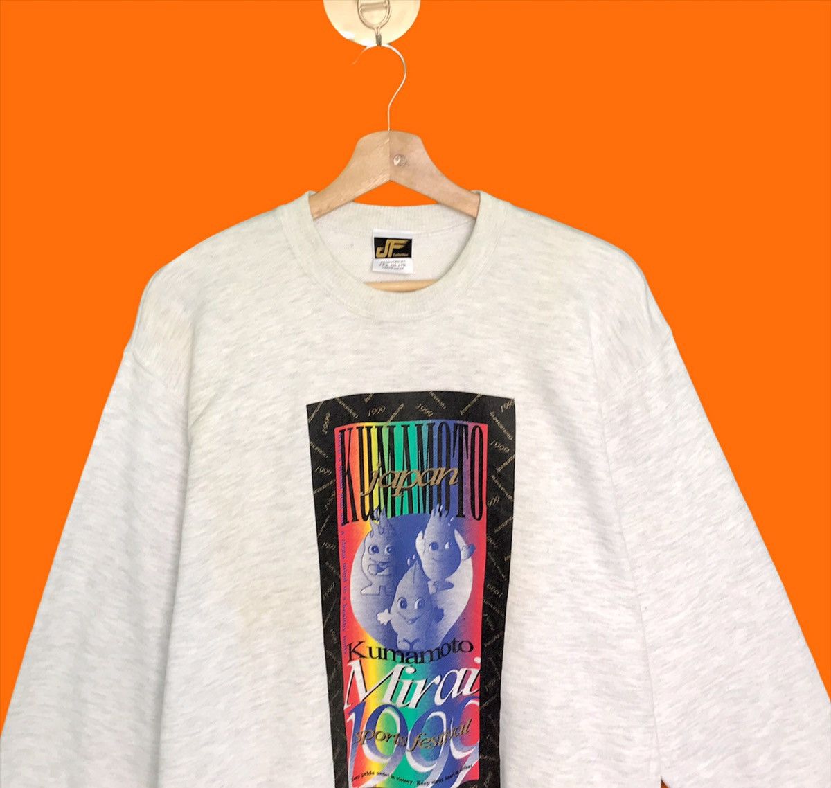 Anime Kumamoto Mirai 1999 Sport Festival Big Logo Sweatshirt M Size US M / EU 48-50 / 2 - 4 Thumbnail