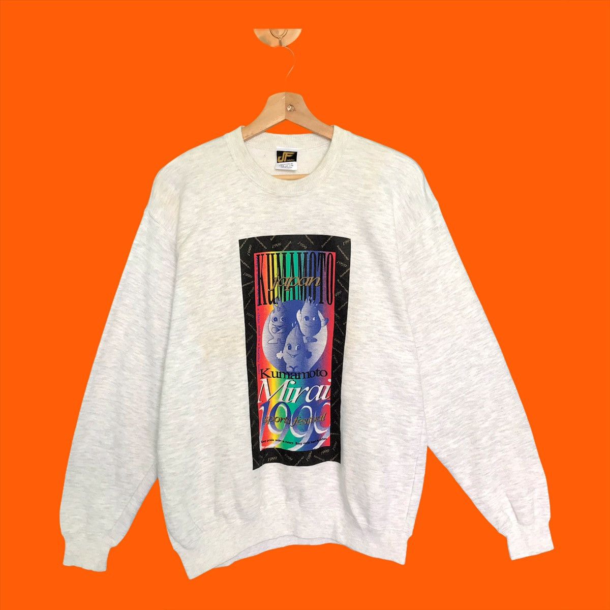 Anime Kumamoto Mirai 1999 Sport Festival Big Logo Sweatshirt M Size US M / EU 48-50 / 2 - 1 Thumbnail