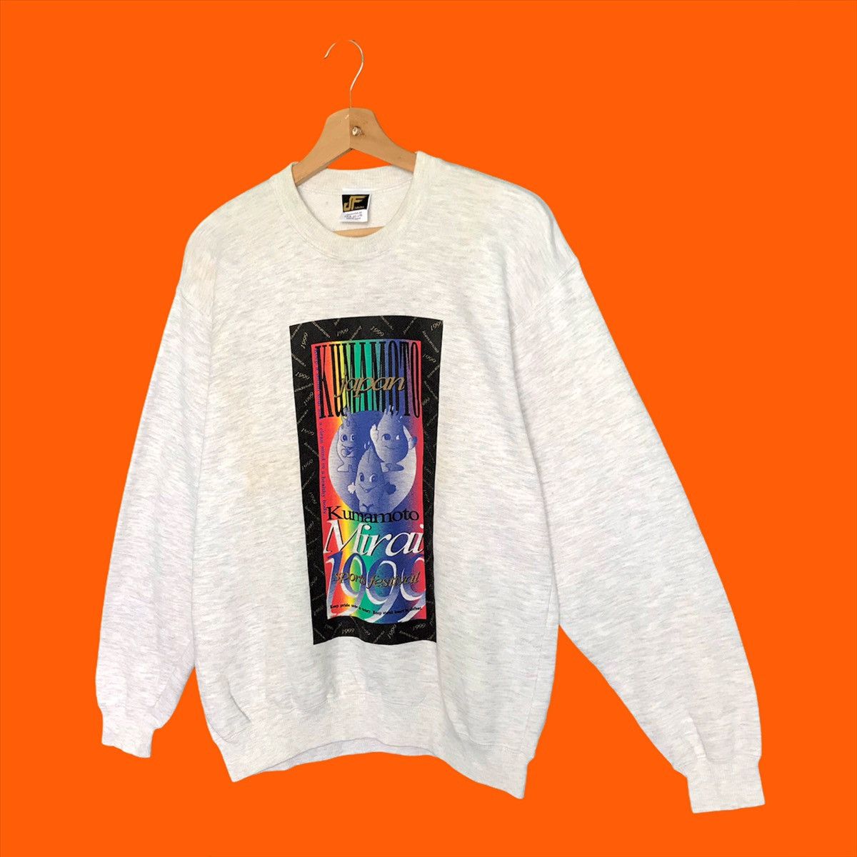 Anime Kumamoto Mirai 1999 Sport Festival Big Logo Sweatshirt M Size US M / EU 48-50 / 2 - 3 Thumbnail