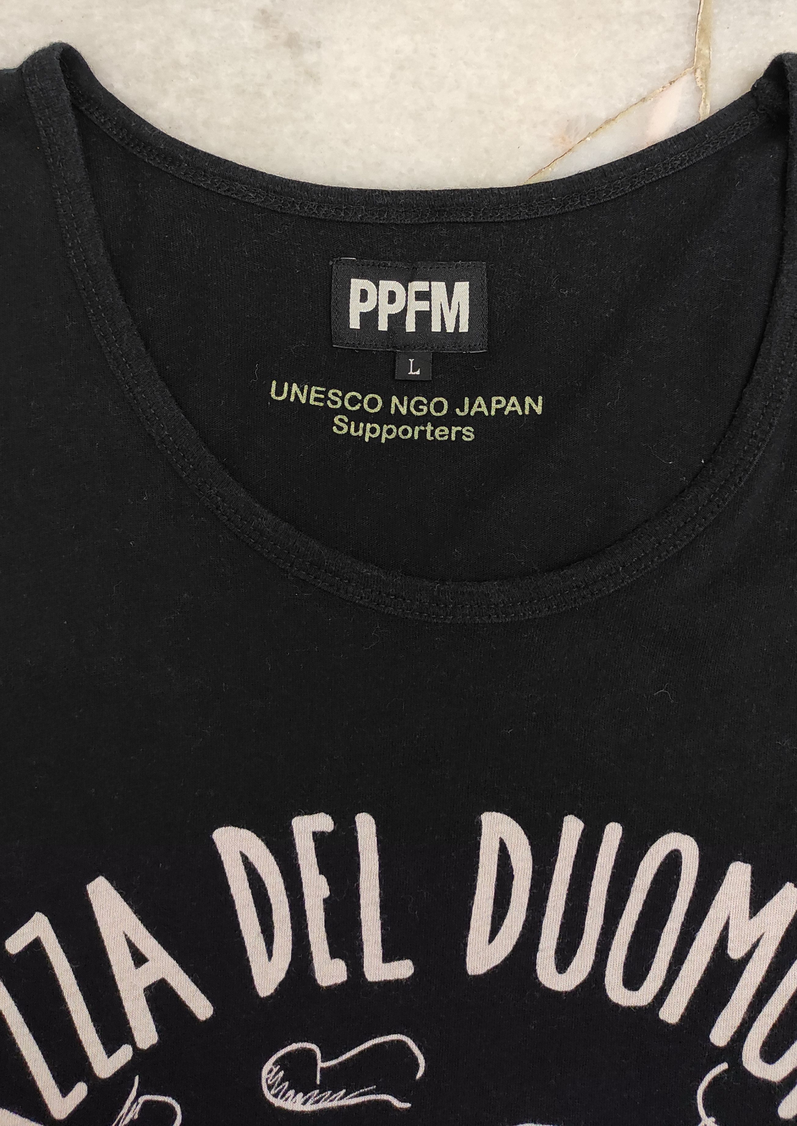 PPFM Archive PPFM UNESCO NGO JAPAN SUPPORTERS tee Size US L / EU 52-54 / 3 - 4 Thumbnail