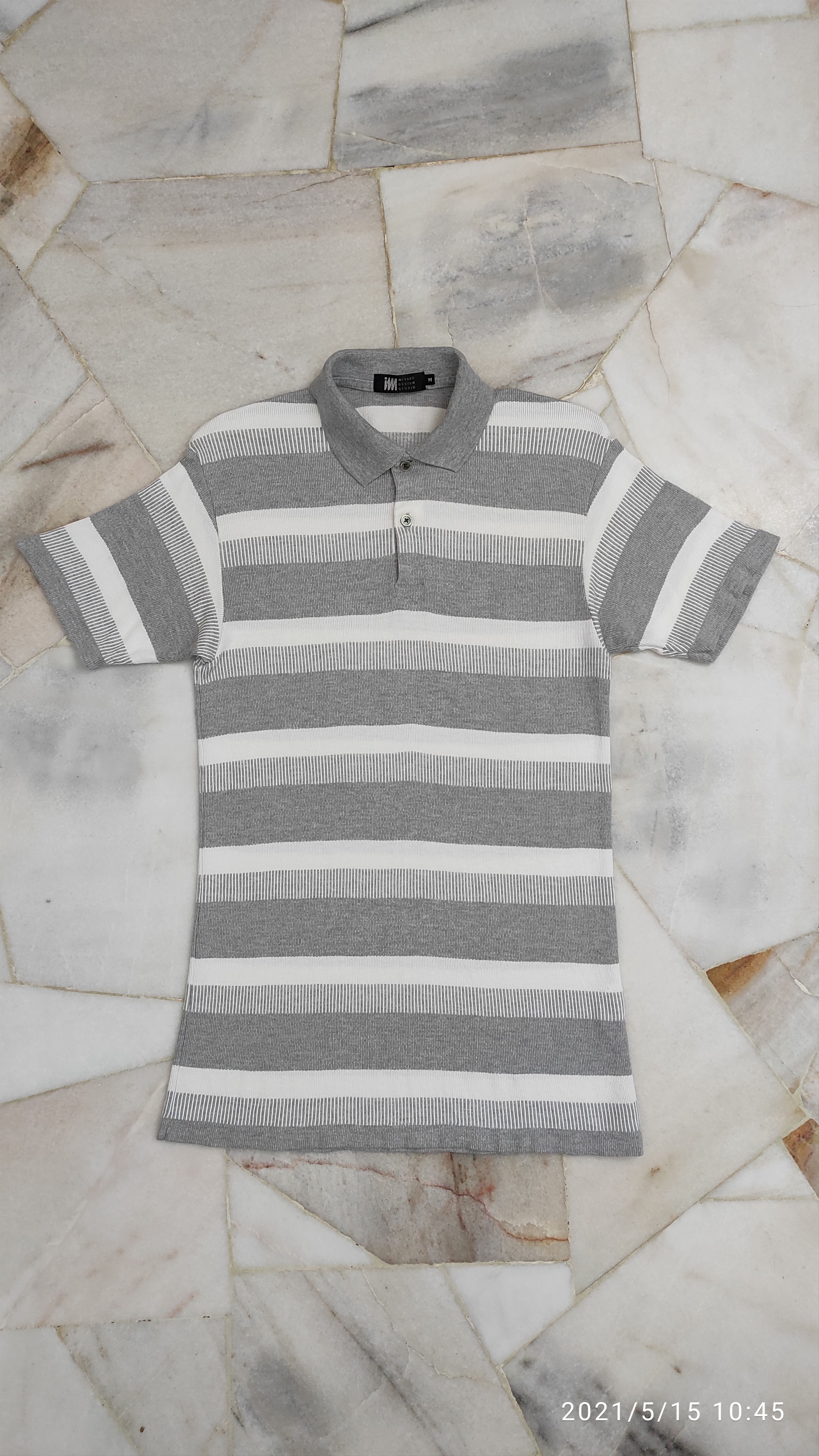 Archive MIYAKE DESIGN STUDIO Color block stripe cotton knit