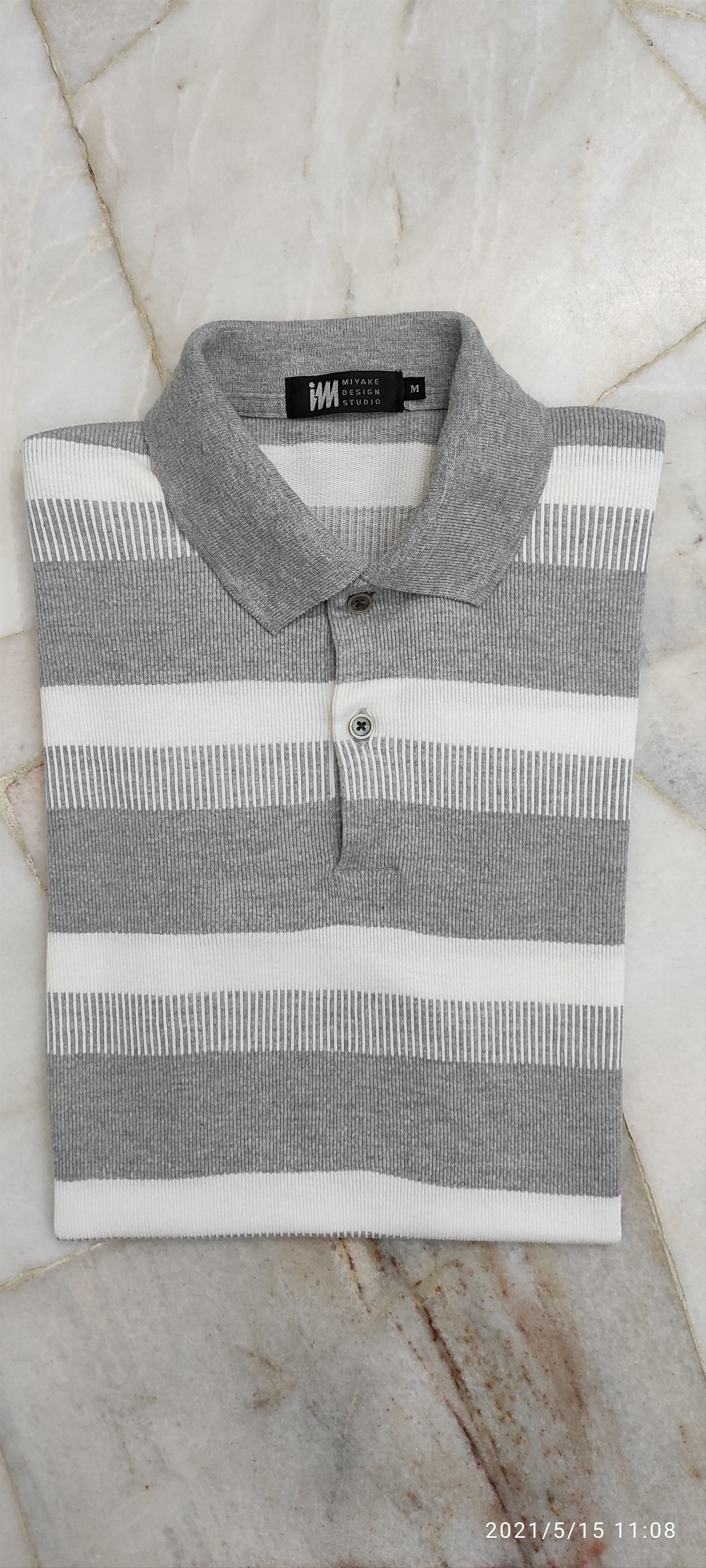 Issey Miyake Archive MIYAKE DESIGN STUDIO Color block stripe cotton knit Size US M / EU 48-50 / 2 - 8 Thumbnail