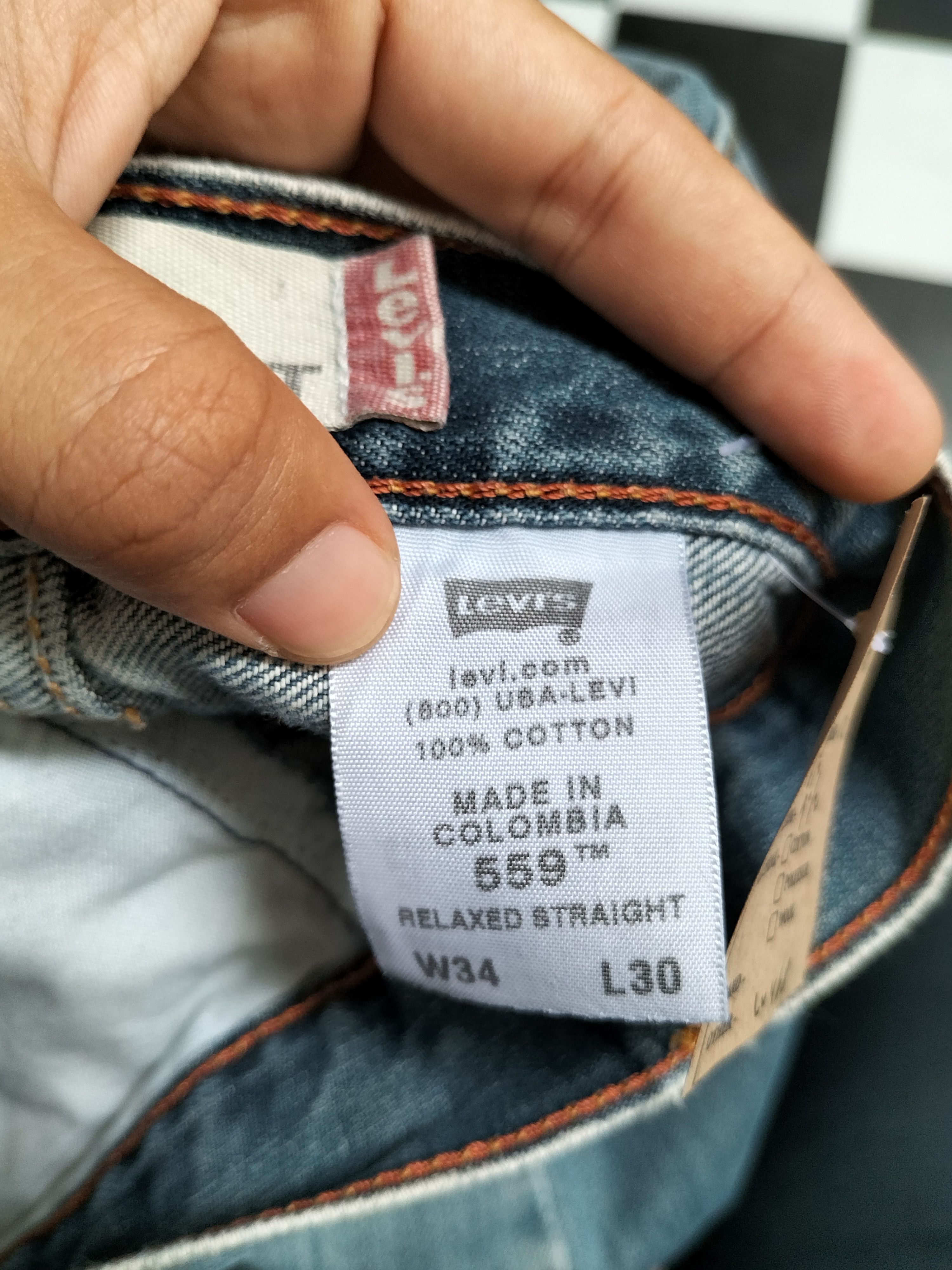 Levi's × Vintage Vintage Levi's 559 Relaxed Fit Jeans L468 Size US 33 - 12 Thumbnail