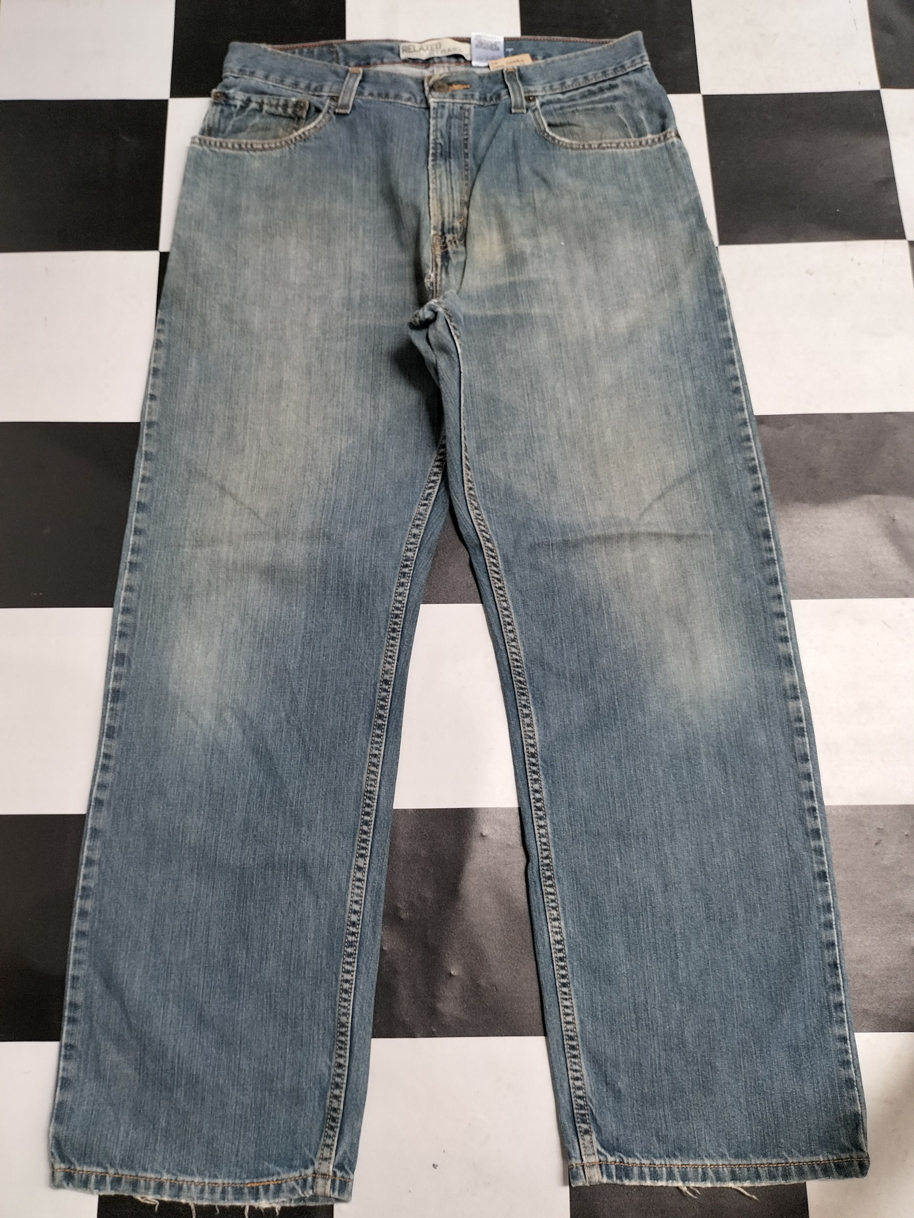 image of Levis x Vintage Levi's 559 Relaxed Denim Jeans L468 in Blue, Men's (Size 33)