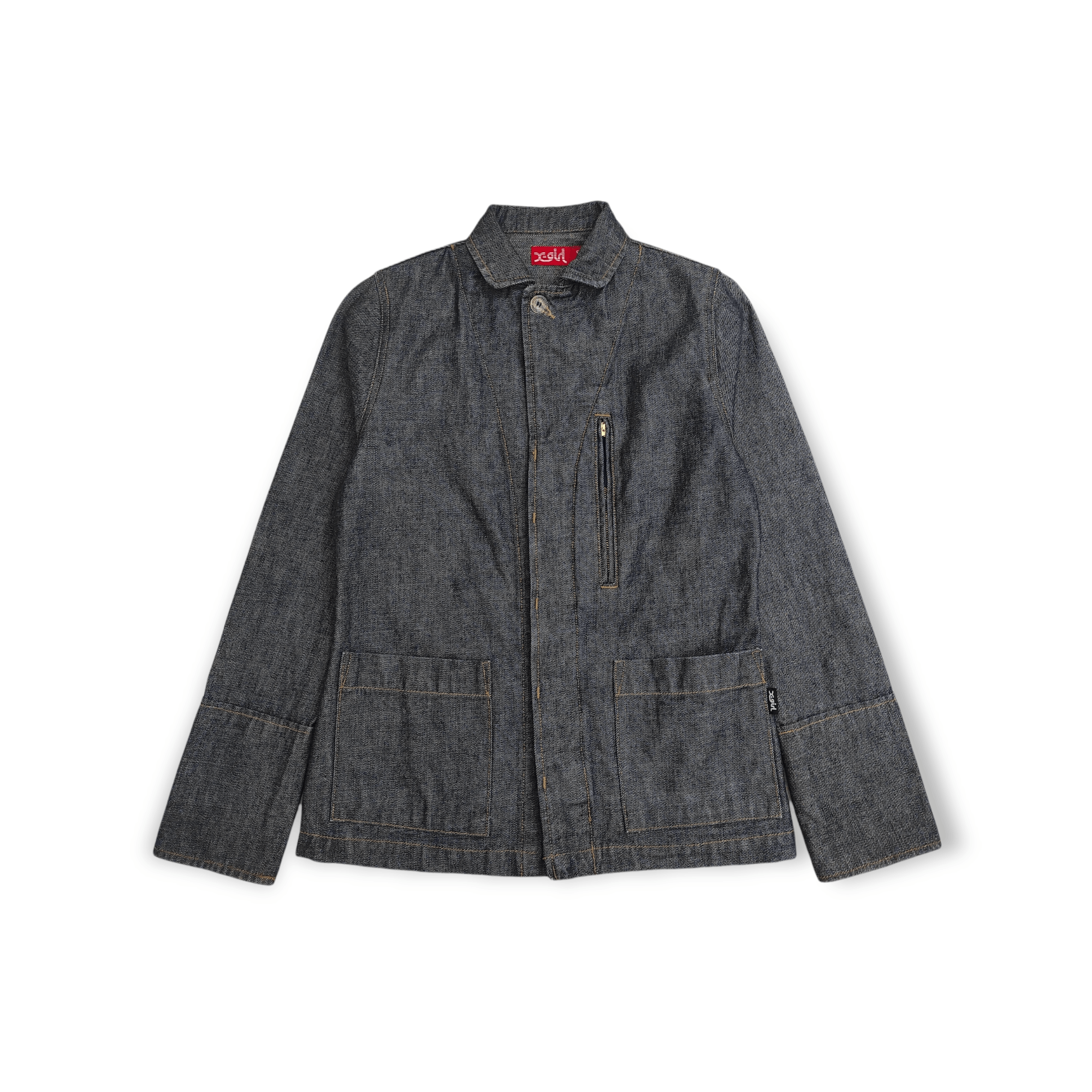 Japanese Brand Archive X-girl Engineered tech wear denim jacket Size US S / EU 44-46 / 1 - 1 Thumbnail