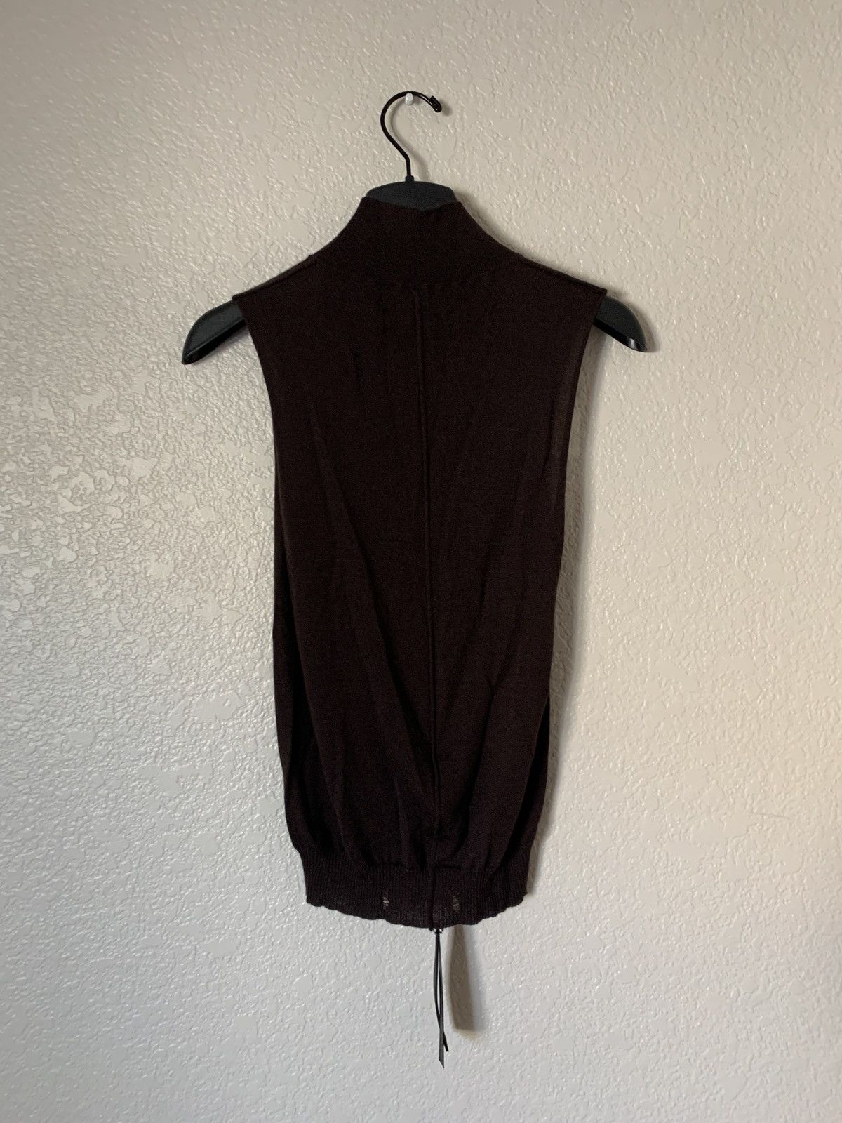Amiri $850 Cashmere Mock Neck Knit Tank Top Size S / US 4 / IT 40 - 4 Thumbnail