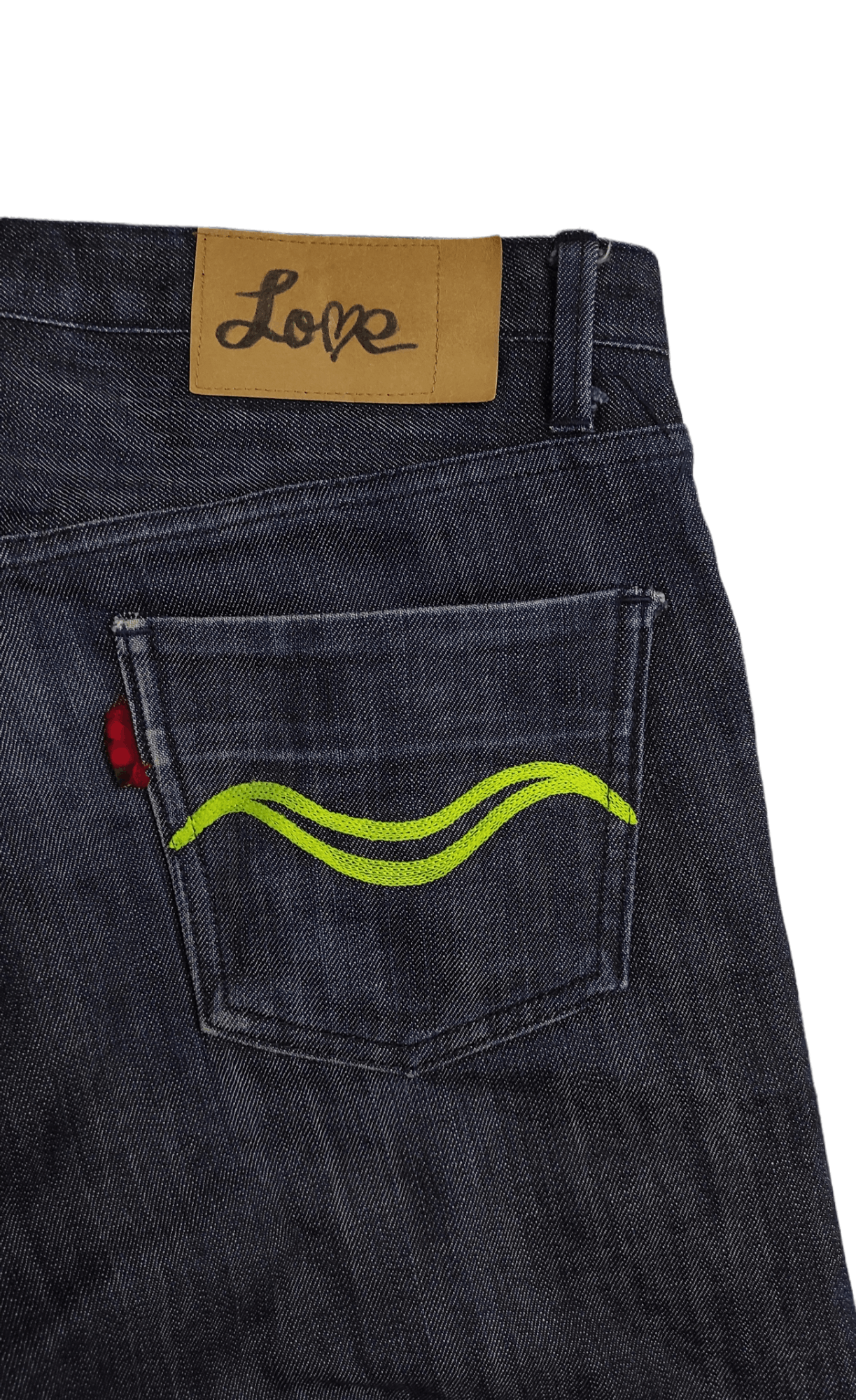 Sasquatchfabrix Sasquatchfabrix by Wonder Worker Guerilla Brad Love denim Size US 32 / EU 48 - 3 Thumbnail