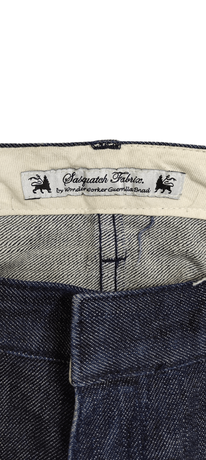 Sasquatchfabrix Sasquatchfabrix by Wonder Worker Guerilla Brad Love denim Size US 32 / EU 48 - 4 Thumbnail
