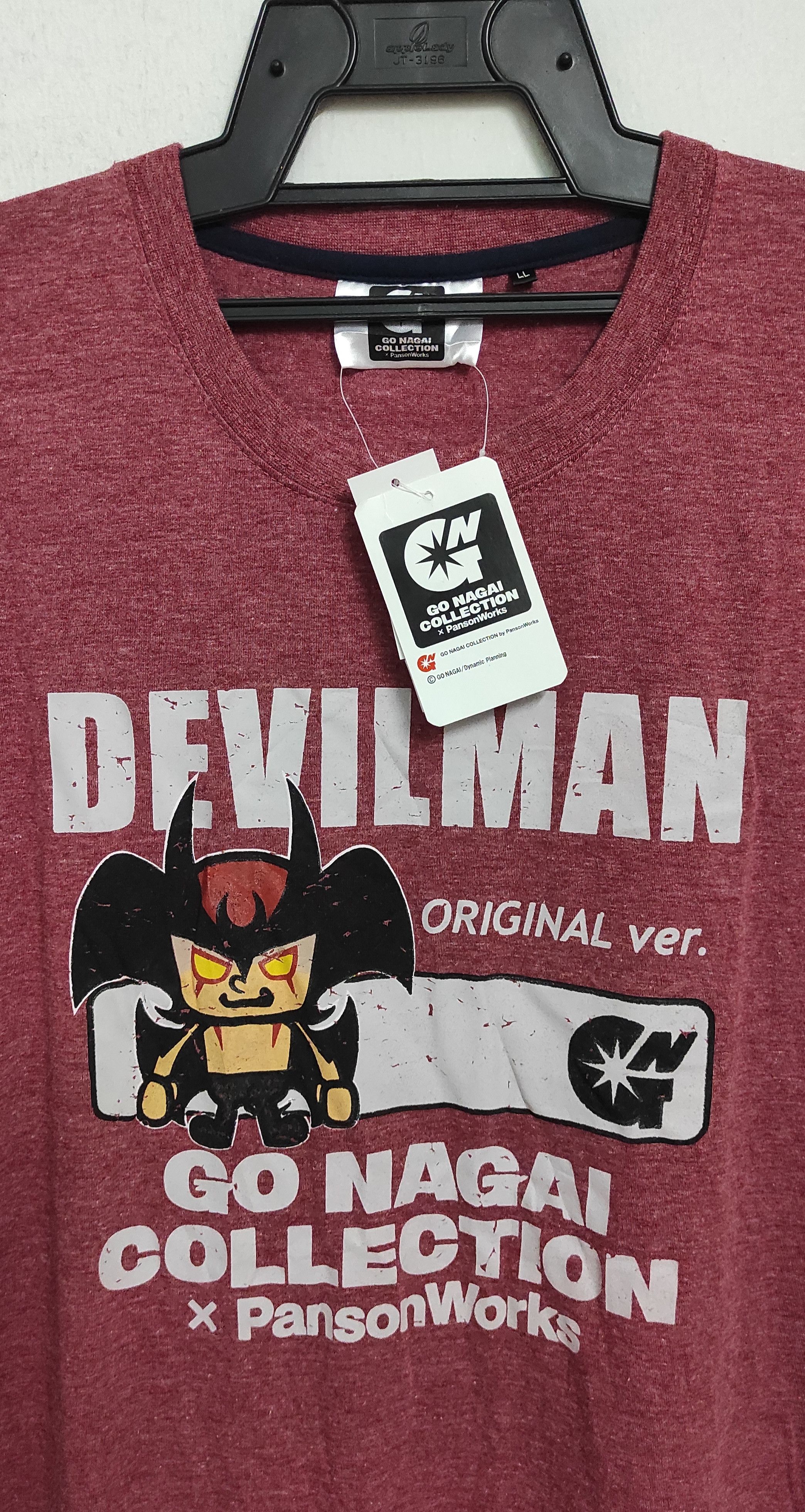 Anime DEVILMAN Go Nagai Collection X Panson work OG Merch tee Size US L / EU 52-54 / 3 - 8 Thumbnail