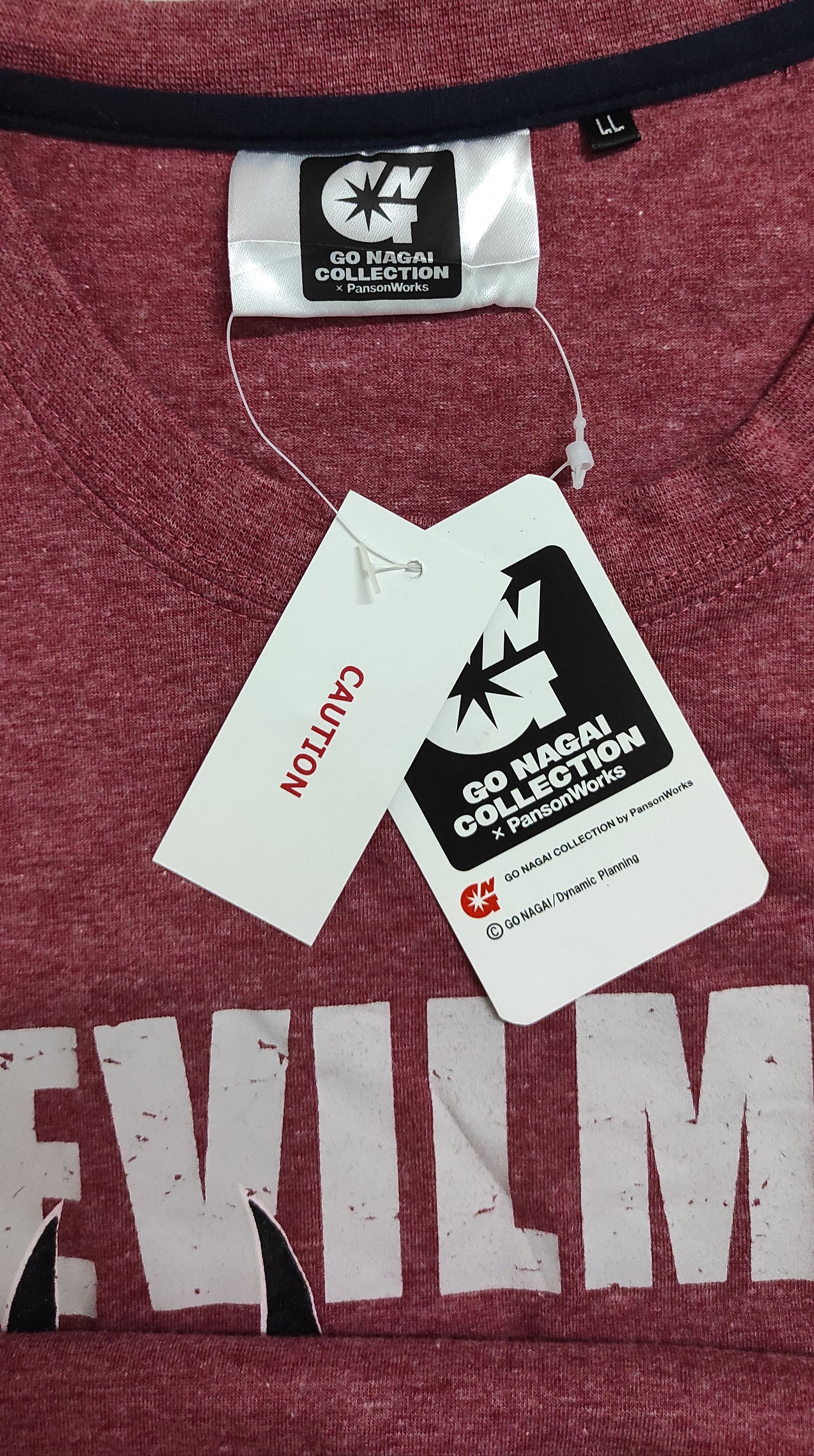 Anime DEVILMAN Go Nagai Collection X Panson work OG Merch tee Size US L / EU 52-54 / 3 - 4 Thumbnail