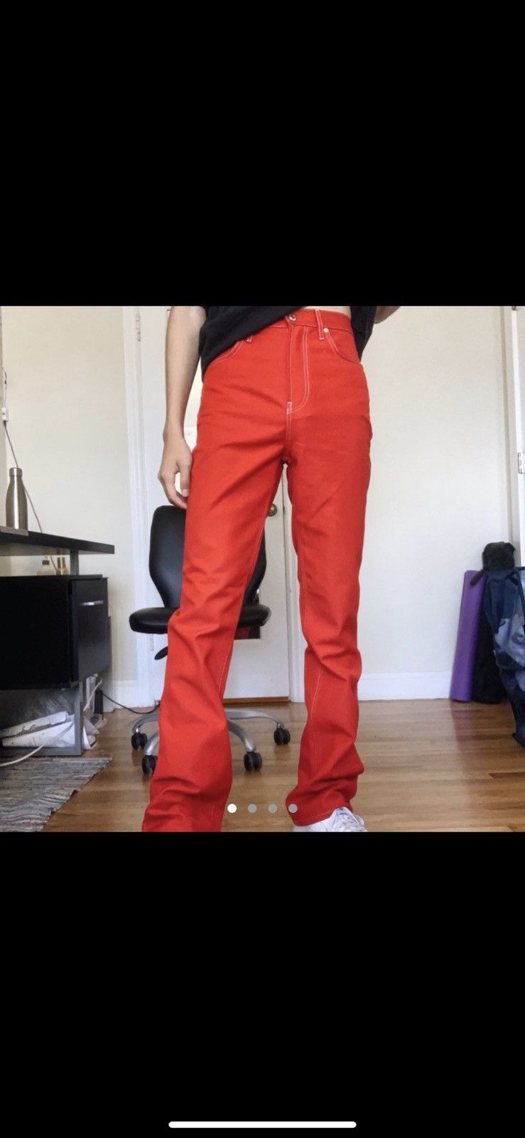 Helmut Lang Helmut Lang red jeans Size US 30 / EU 46 - 1 Thumbnail