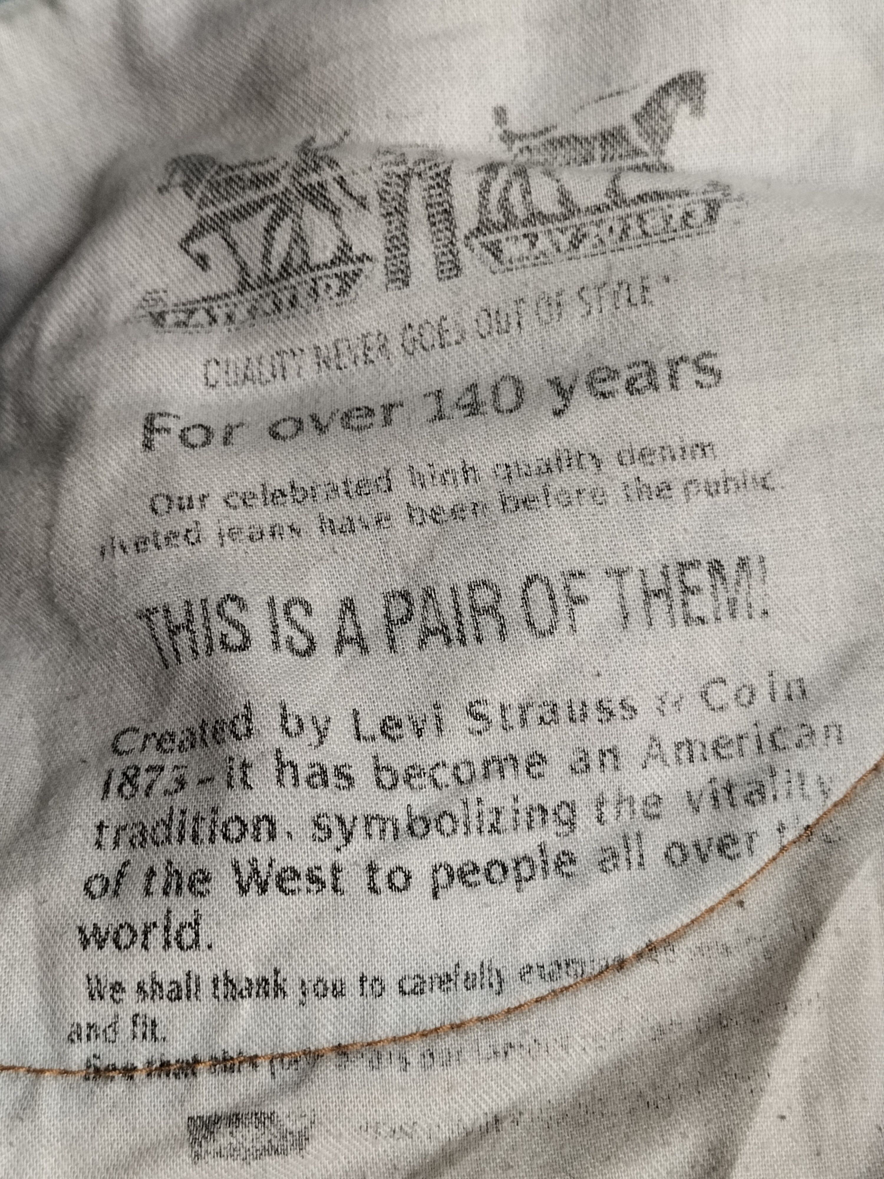 Levi's × Vintage Vintage Levi's 550 Denim Jeans L466 Size US 37 - 13 Thumbnail