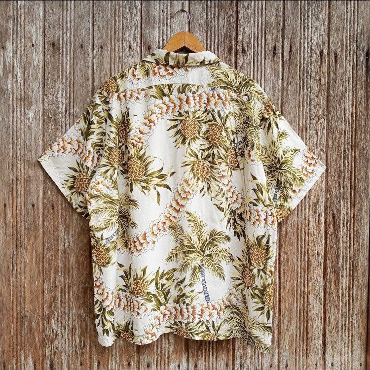 Vintage Vintage Hawaiian Rayon Button Down Shirt Hawaii Style Size US XL / EU 56 / 4 - 2 Thumbnail