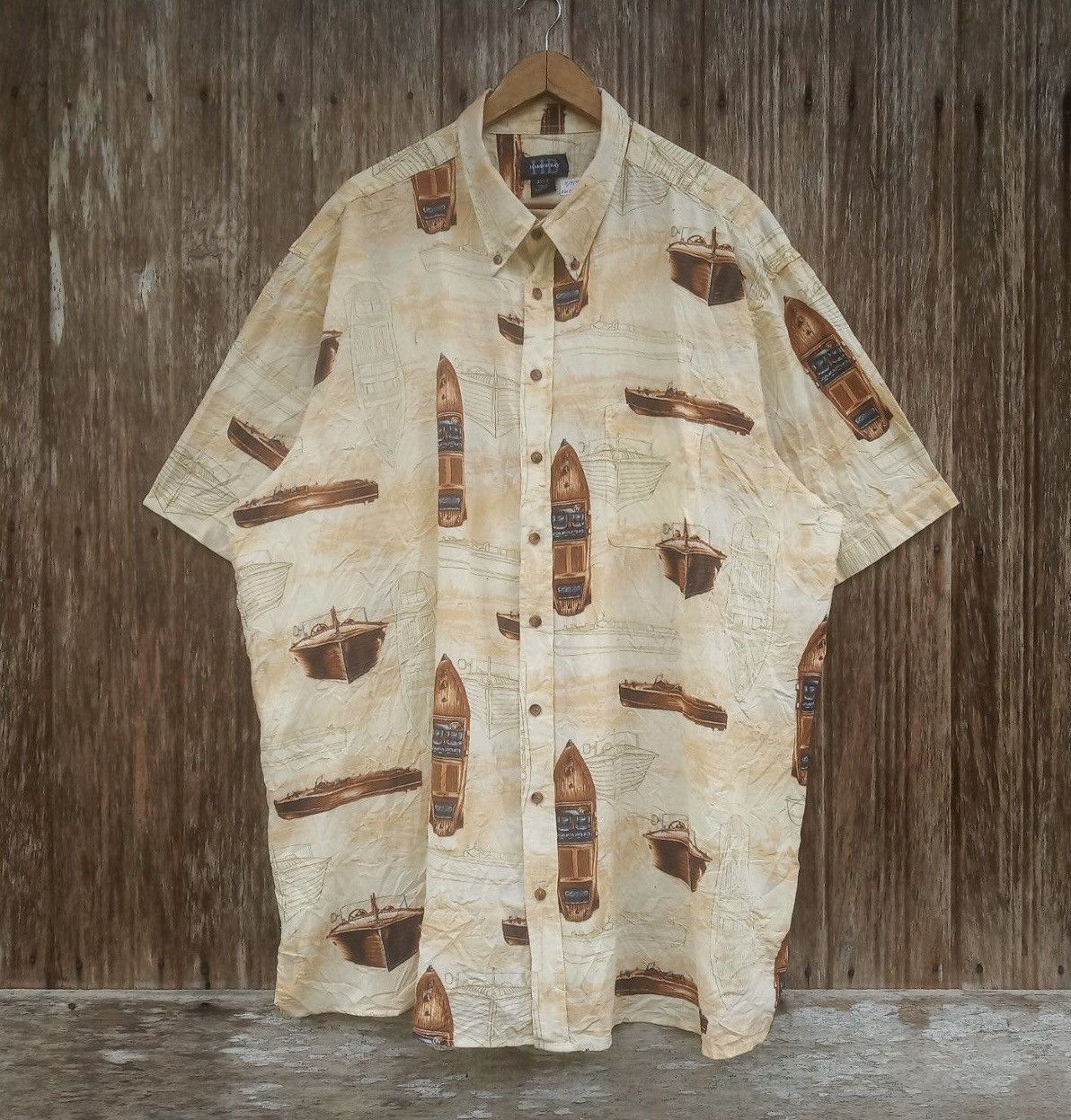 Arts & Science Harbour Bay Button Ups Rayon Beach Hawaii Shirt Size US XL / EU 56 / 4 - 1 Thumbnail