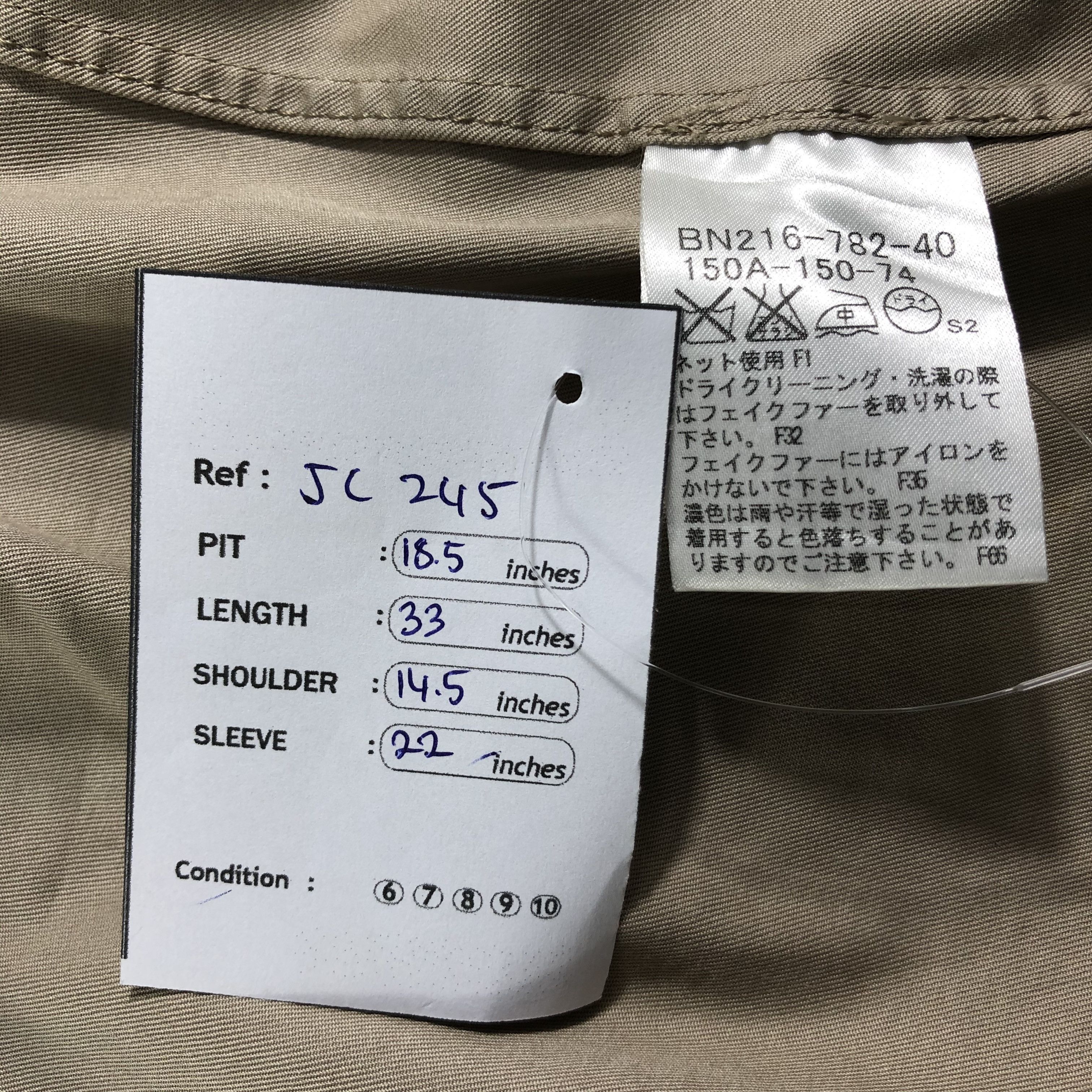 Burberry Burberry Nova Check Beige Parka Jacket JC245 Size S / US 4 / IT 40 - 11 Thumbnail
