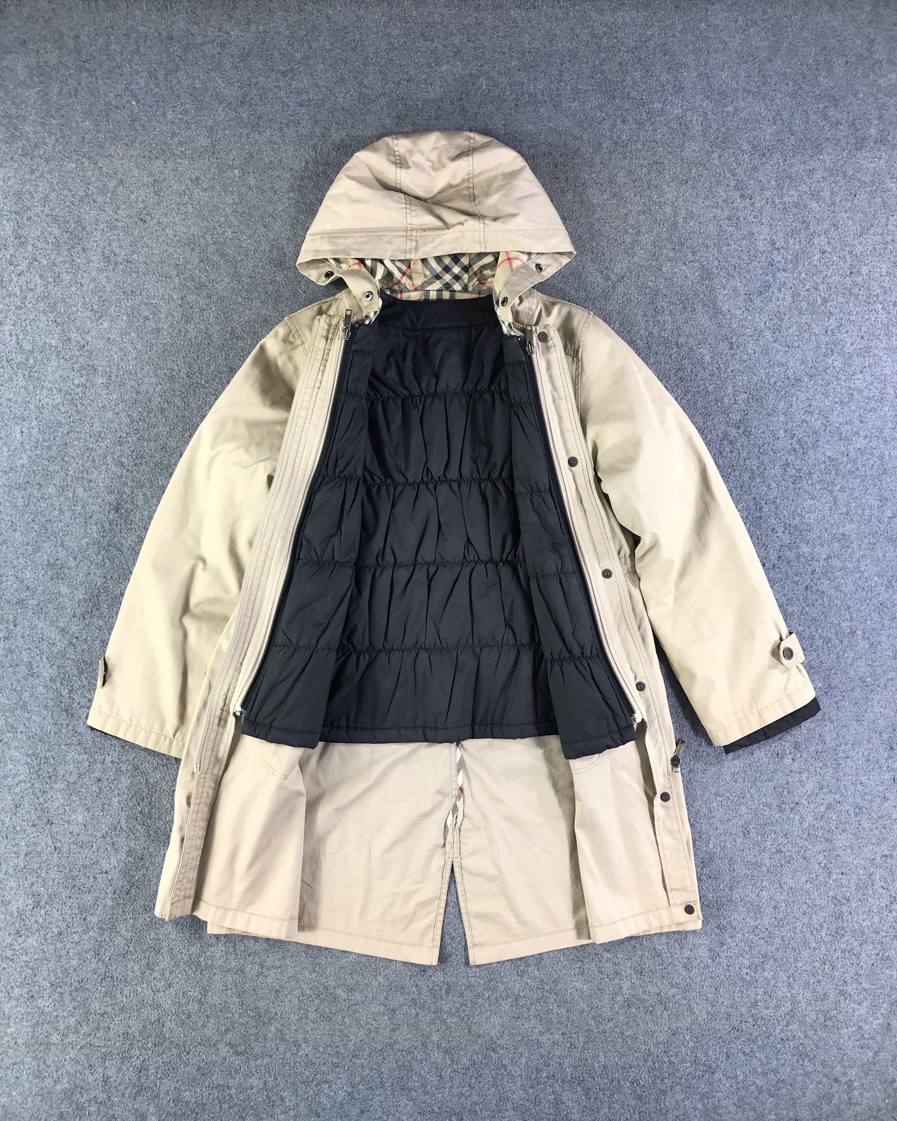 Burberry Burberry Nova Check Beige Parka Jacket JC245 Size S / US 4 / IT 40 - 2 Thumbnail