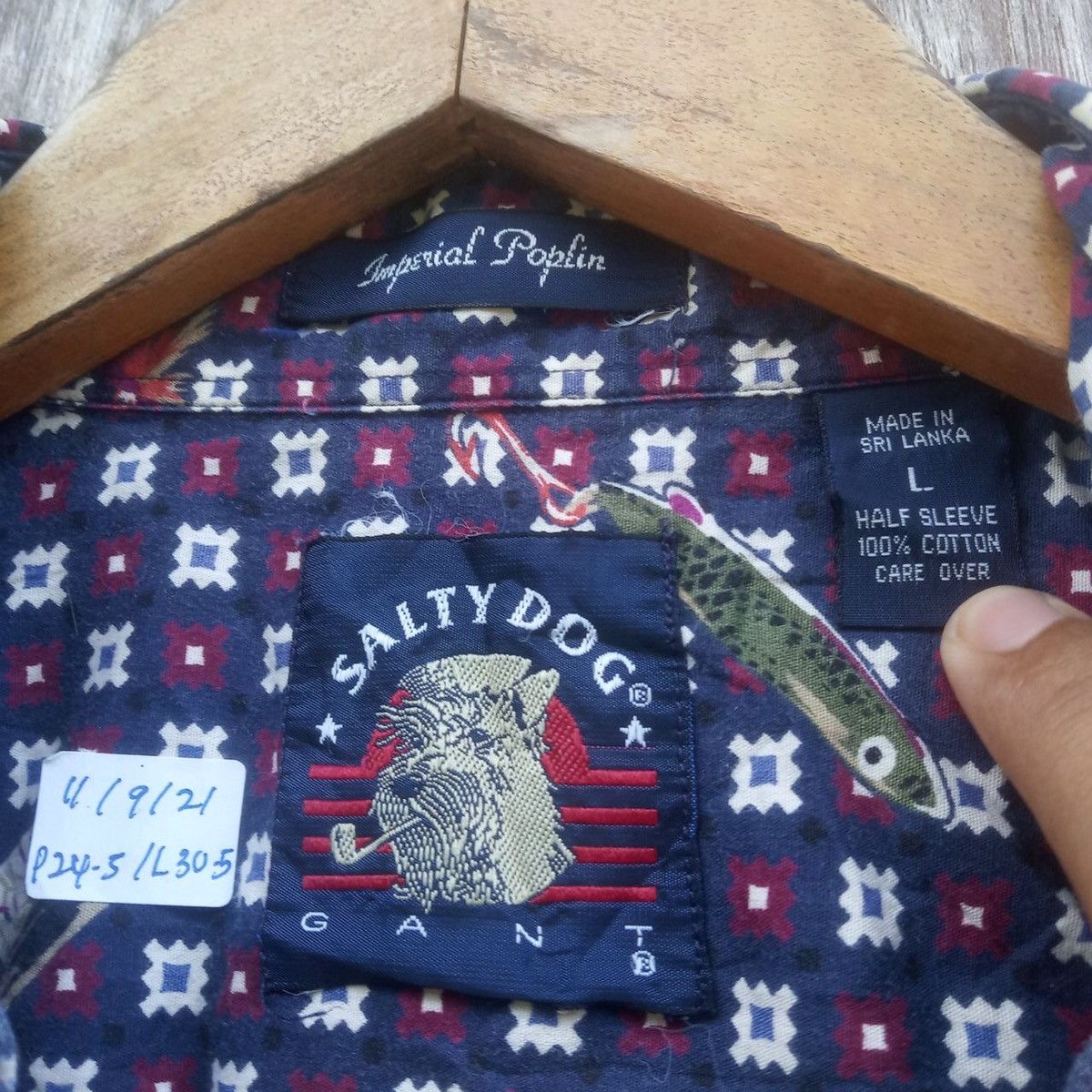 Vintage Hawaiian Button Down Shirt All Over Print Fish Shirt Size US L / EU 52-54 / 3 - 7 Thumbnail
