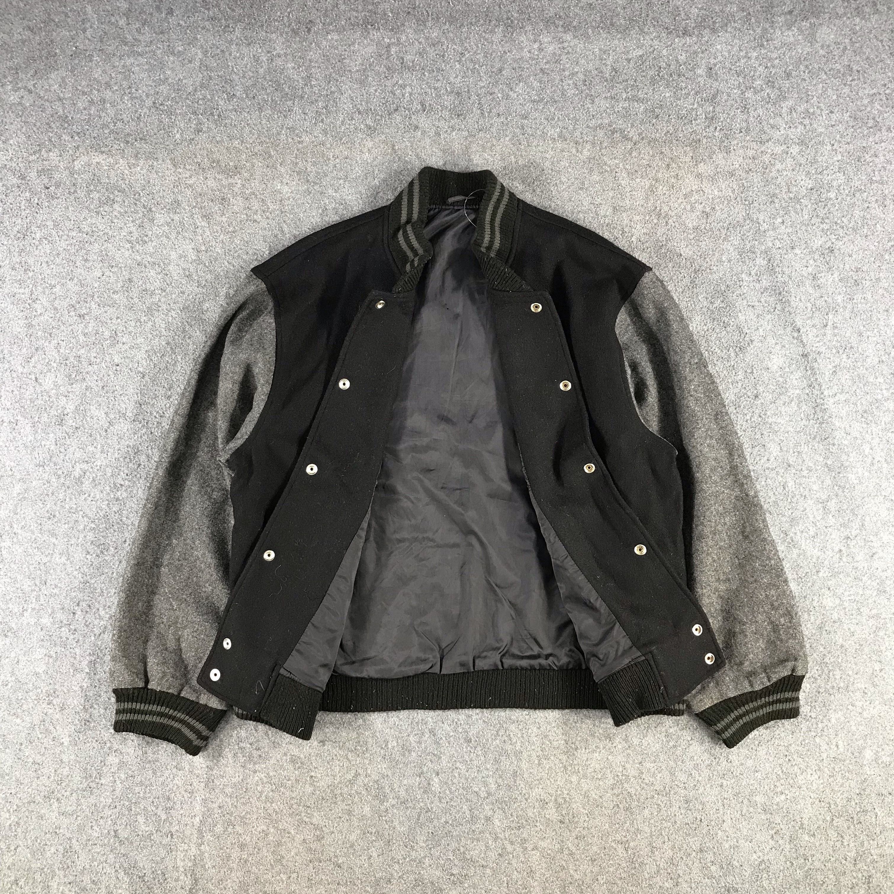 Japanese Brand Japanese Plain Varsity Baseball Jacket JC147 Size US L / EU 52-54 / 3 - 2 Thumbnail