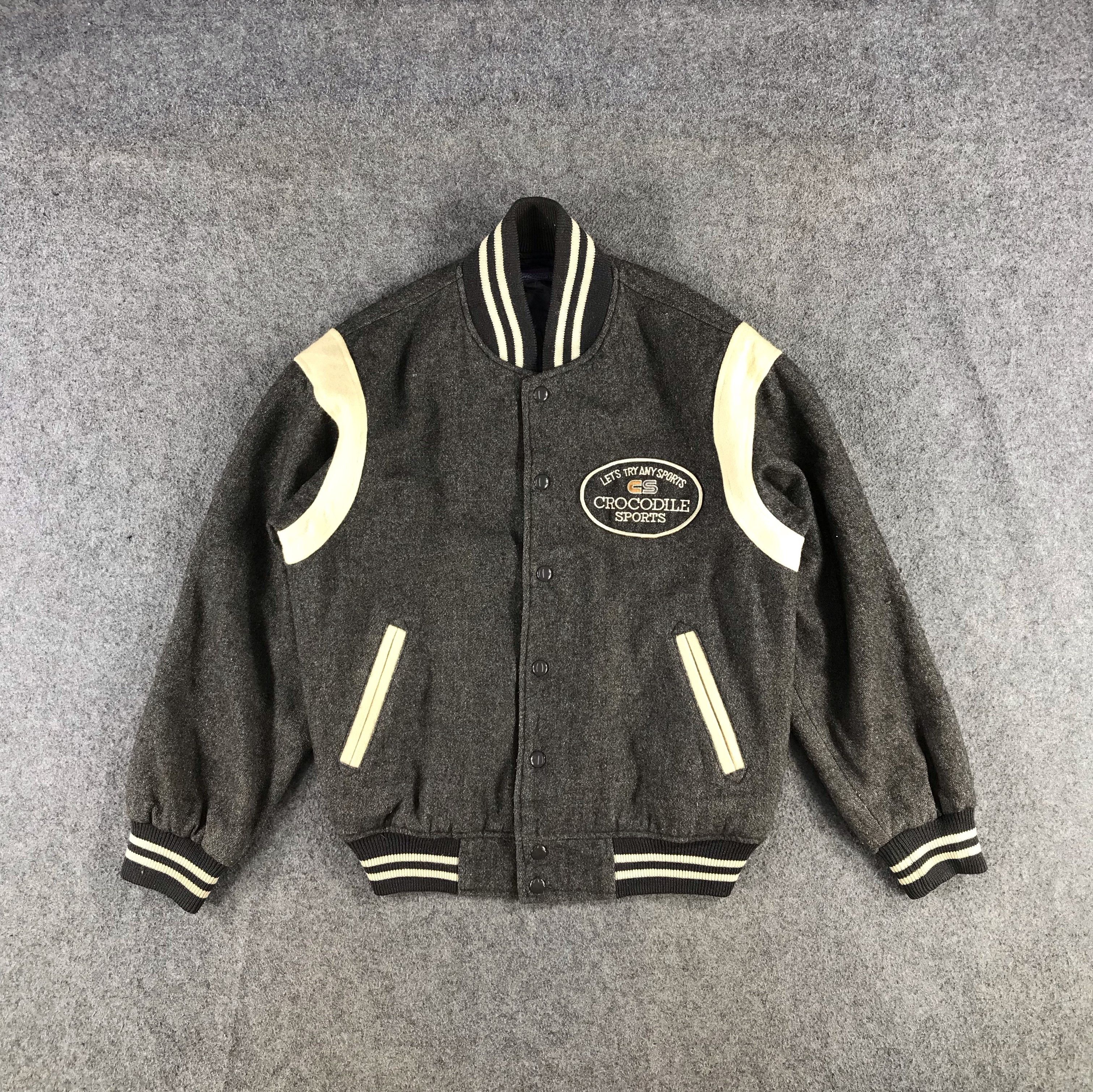 Japanese Brand Vintage Crocodile Sports Baseball Varsity Jacket JC148 Size US M / EU 48-50 / 2 - 1 Thumbnail