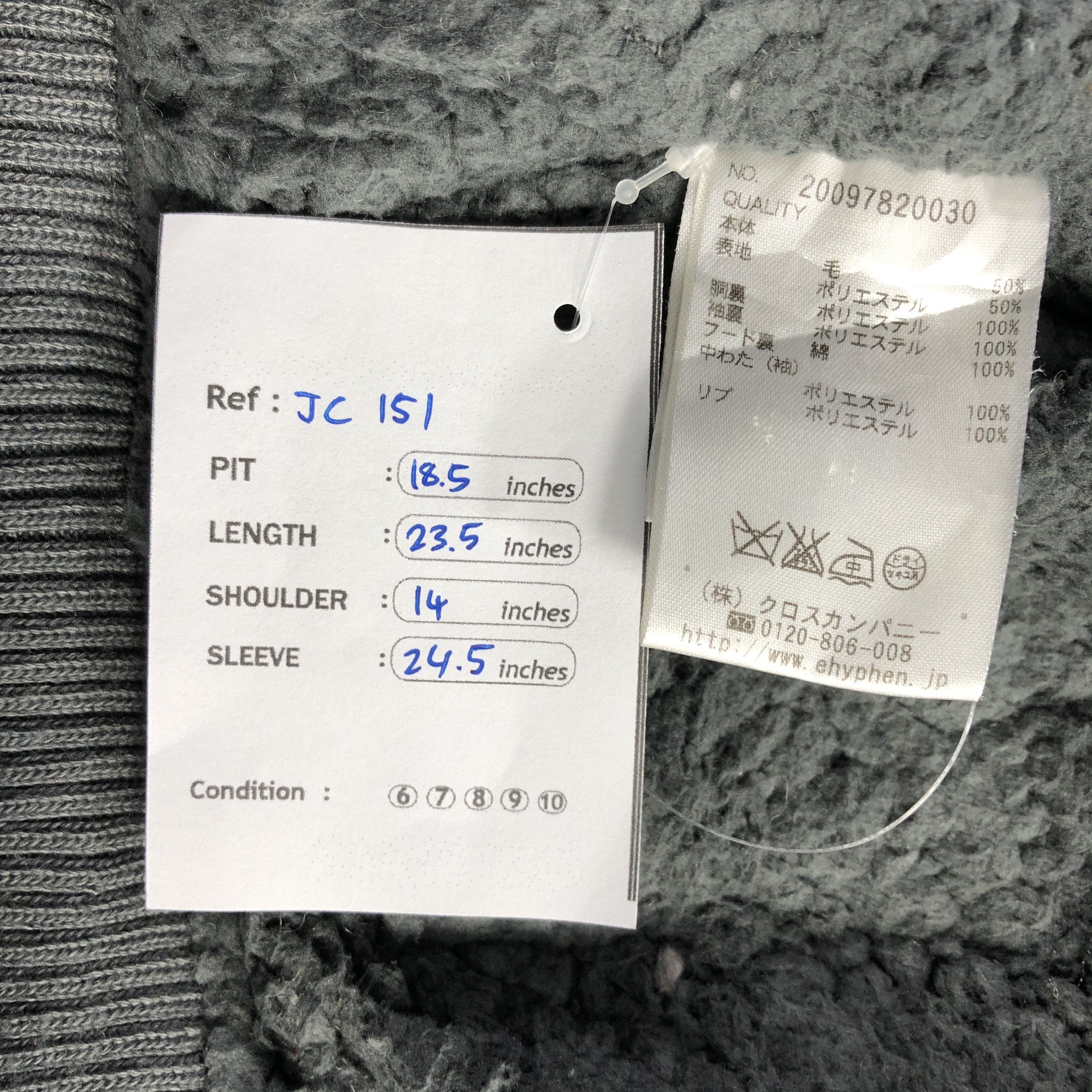 Japanese Brand Ehyphen World Gallery Wool Varsity Jacket JC151 Size US M / EU 48-50 / 2 - 7 Thumbnail