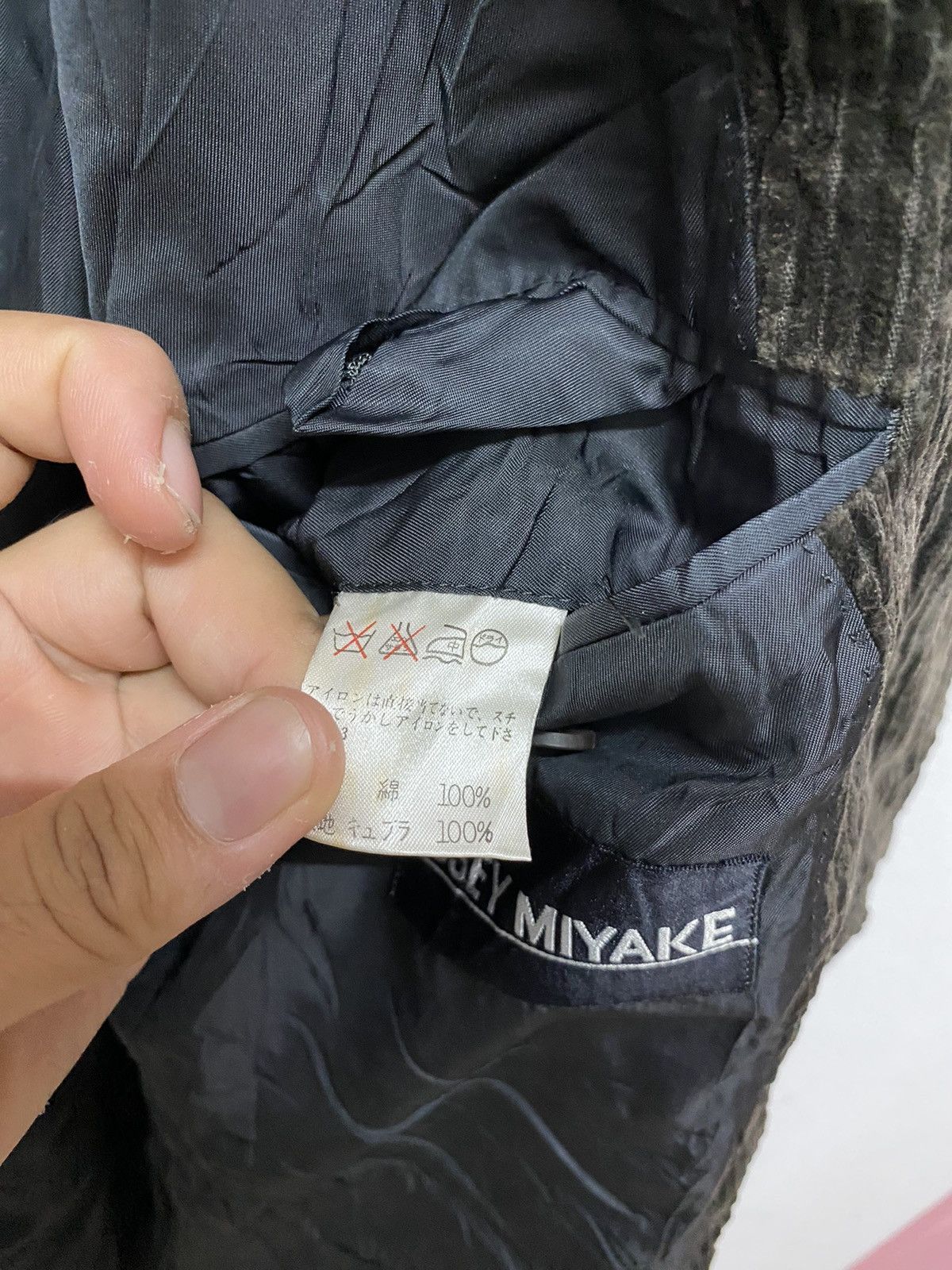 Issey Miyake × Japanese Brand × Yohji Yamamoto Issey Miyake Corduroy Jacket Size US S / EU 44-46 / 1 - 6 Thumbnail