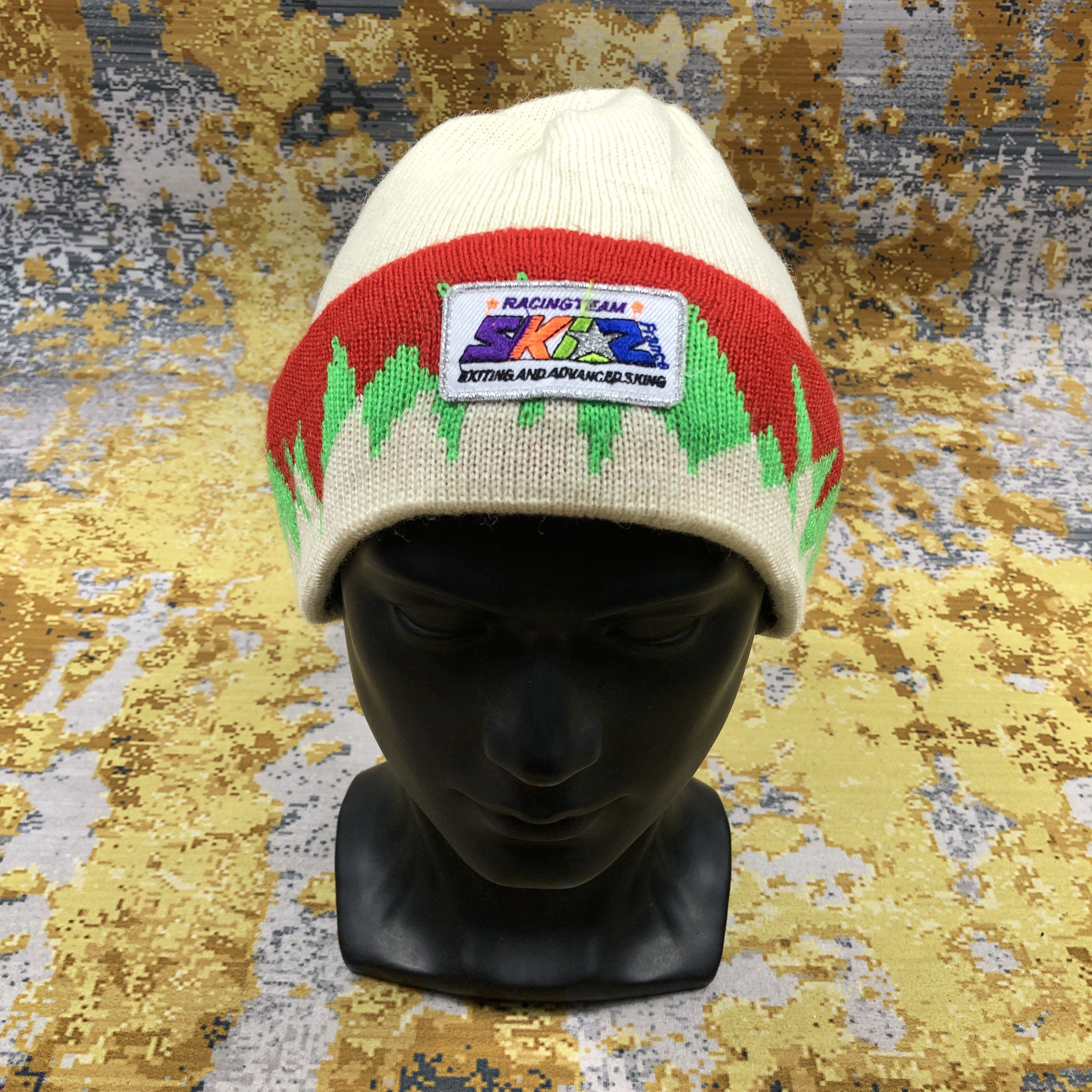 Vintage Vintage Racing Team France Beanie Hat B2291 Size ONE SIZE - 1 Thumbnail