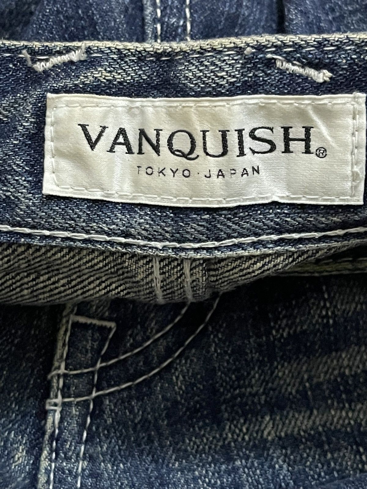 Japanese Brand × Vanquish Vanquish Tokyo Japan Distressed Denim Pants Size US 33 - 6 Thumbnail