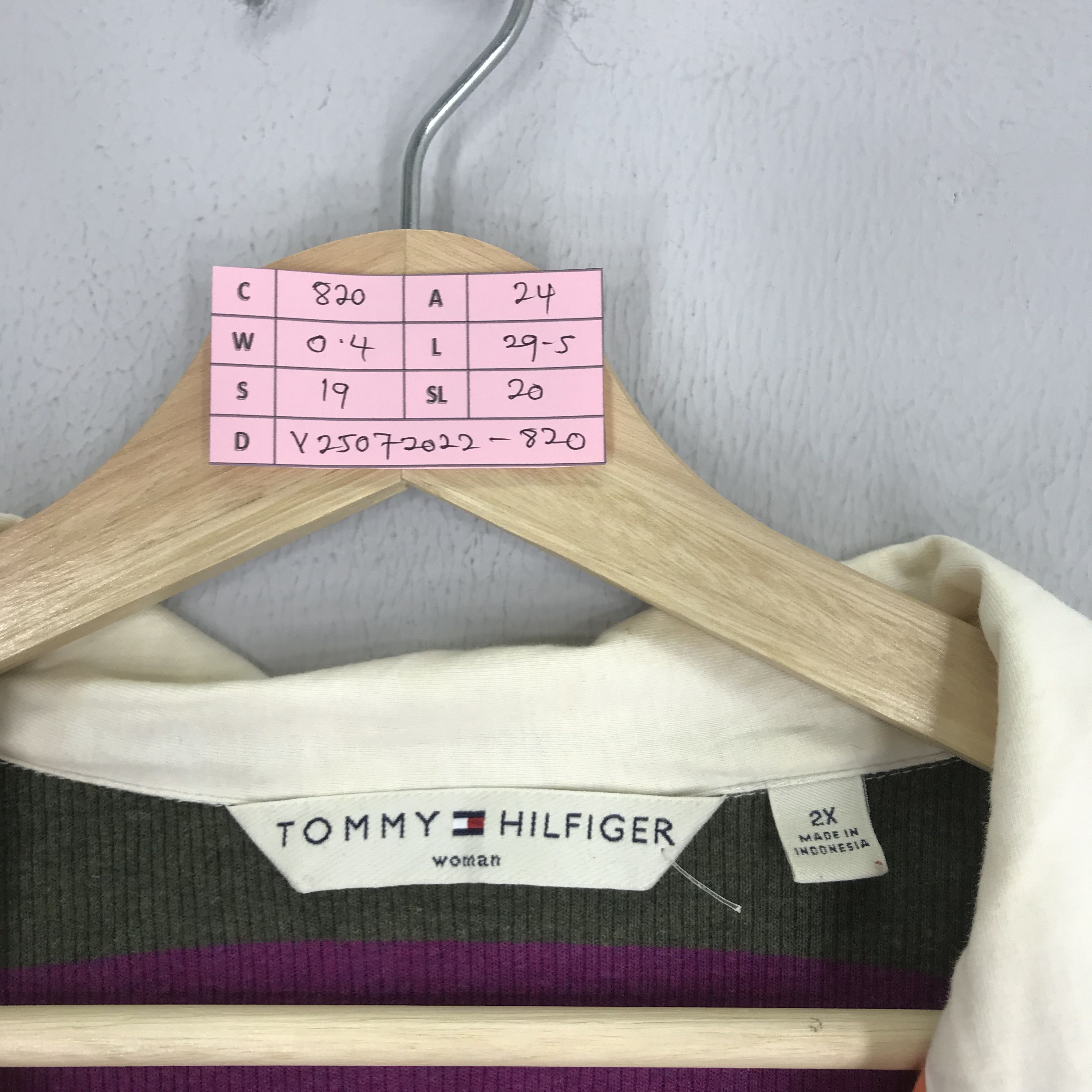 Tommy Hilfiger Vintage Tommy Hilfiger Colourful Stripes Hippies Shirt Size US XXL / EU 58 / 5 - 8 Thumbnail