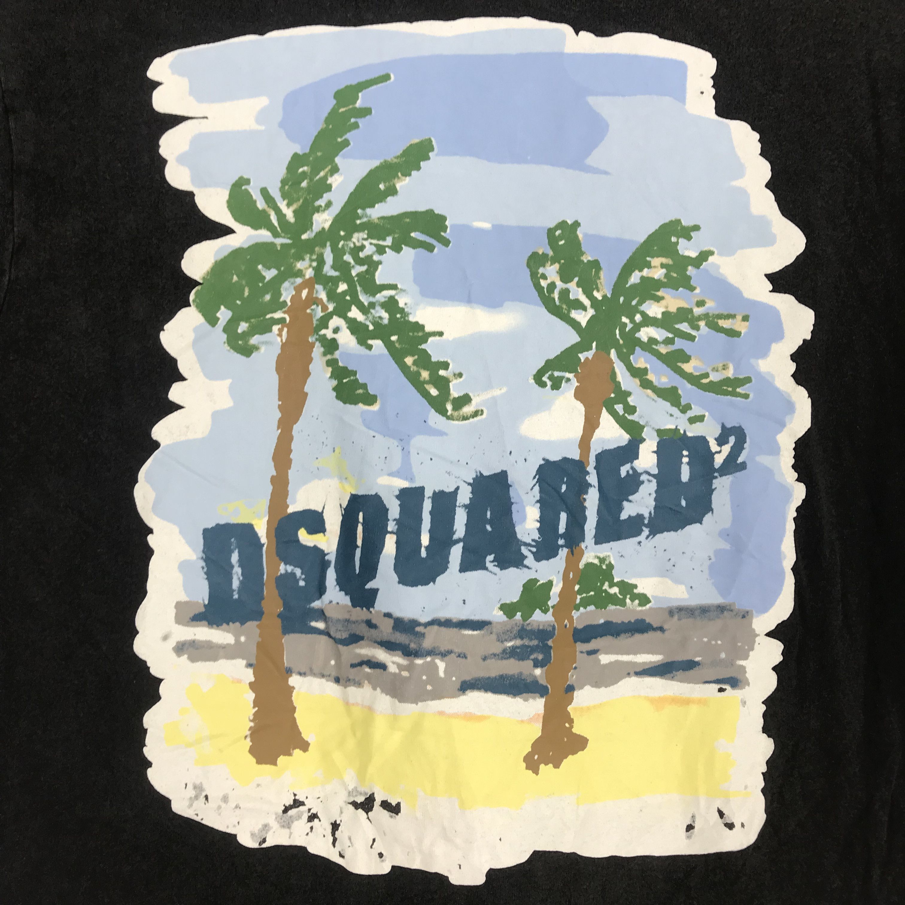 Dsquared2 Vintage Dsquared2 Polo Shirt Big Printed On Back Size US S / EU 44-46 / 1 - 9 Thumbnail
