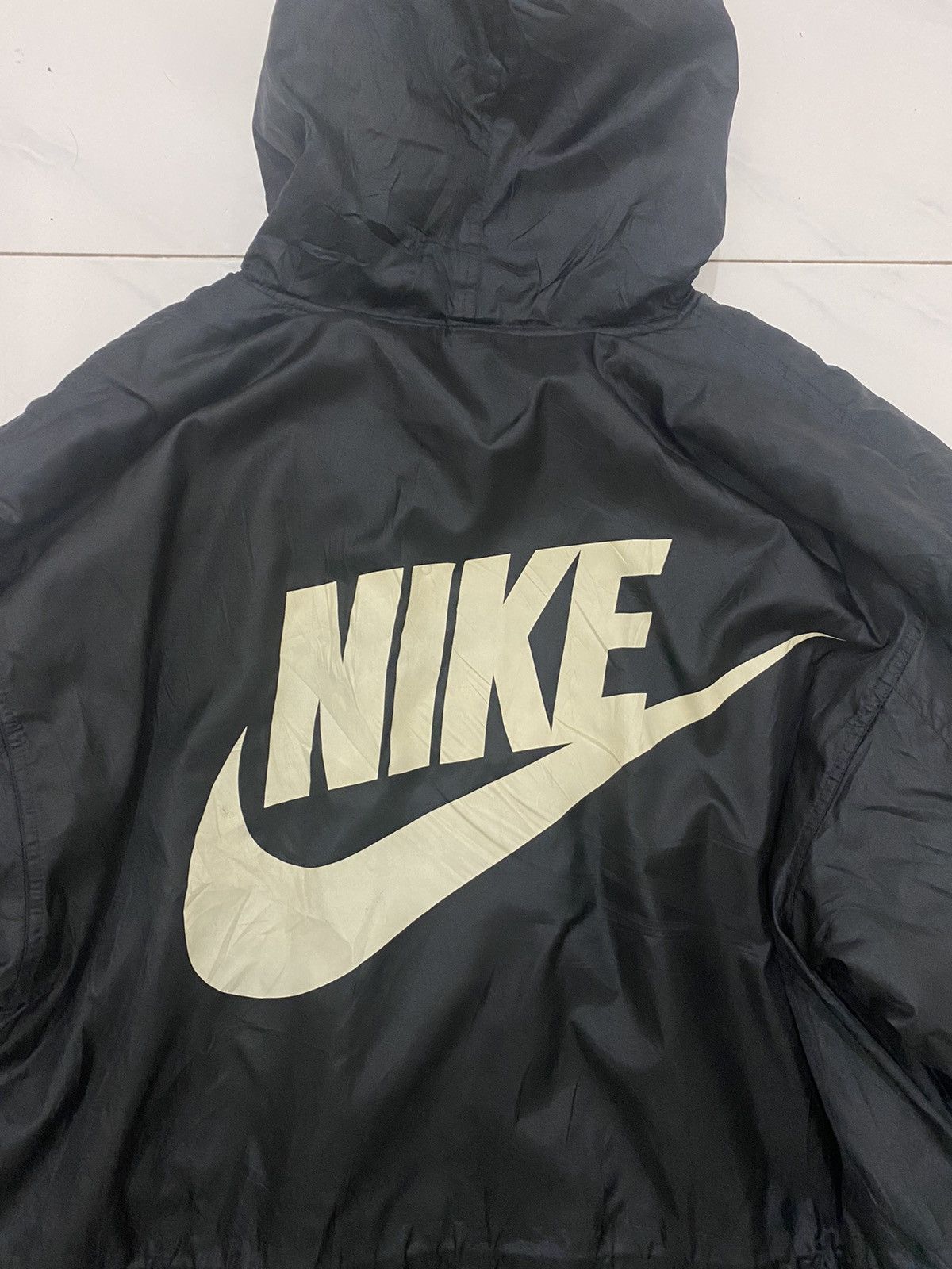 80’s Nike Big Logo Sherpa Nylon Jacket