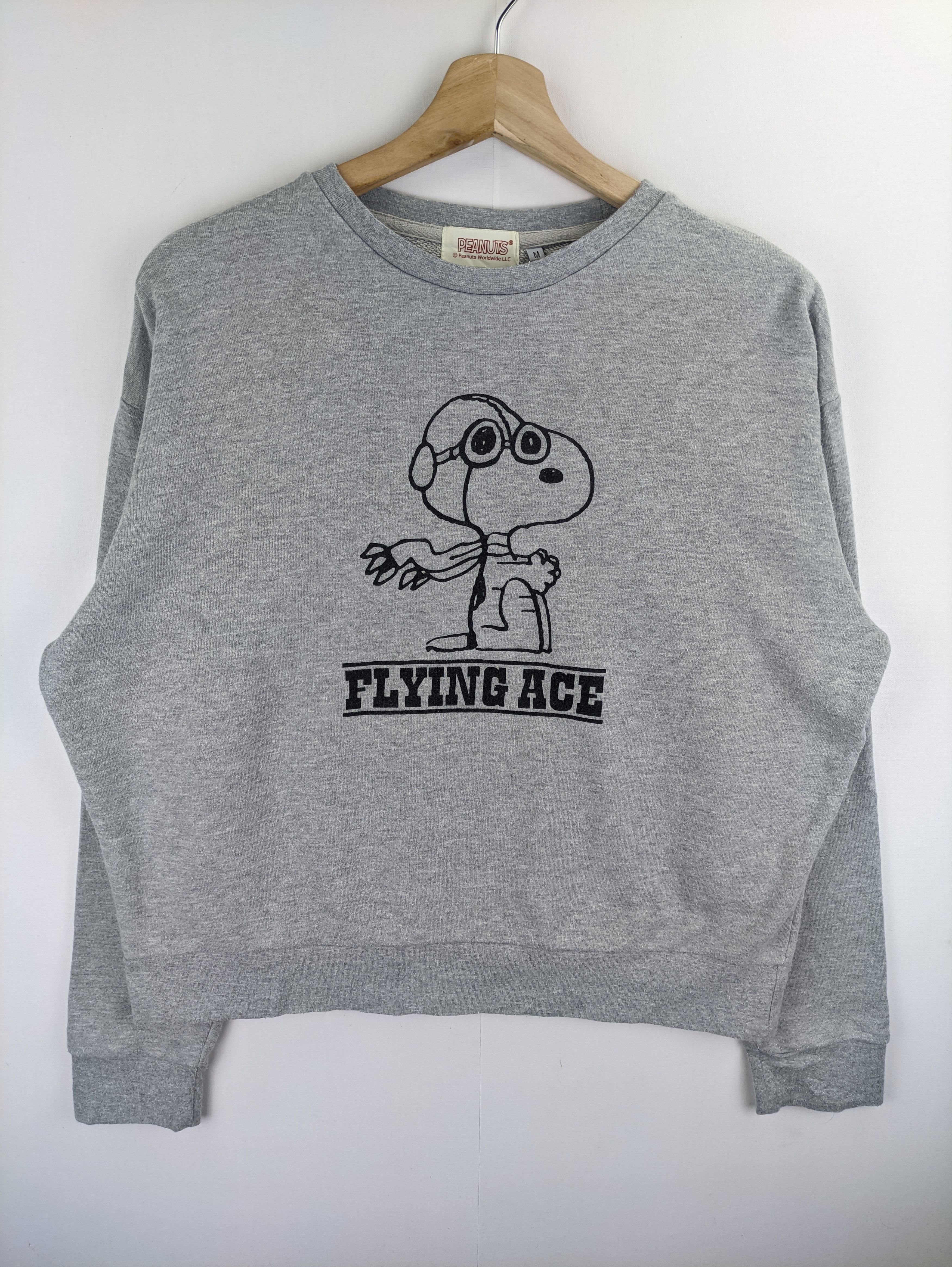 Peanuts Steals🔥Cropped Sweatshirt Peanuts Flying Ace Size M / US 6-8 / IT 42-44 - 1 Thumbnail