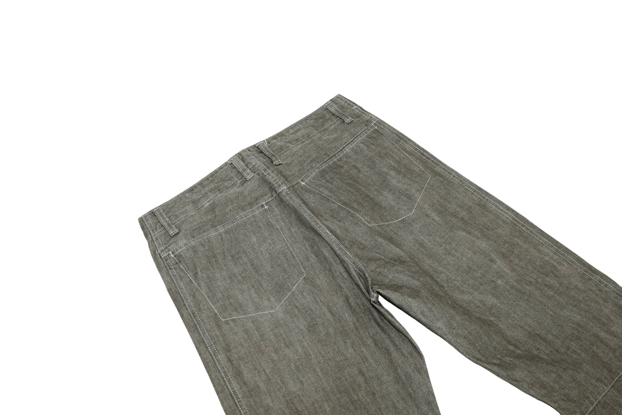 If Six Was Nine 💥If Six Was Nine Maniac Works Double Knee Raw Denim pants Size US 32 / EU 48 - 10 Thumbnail