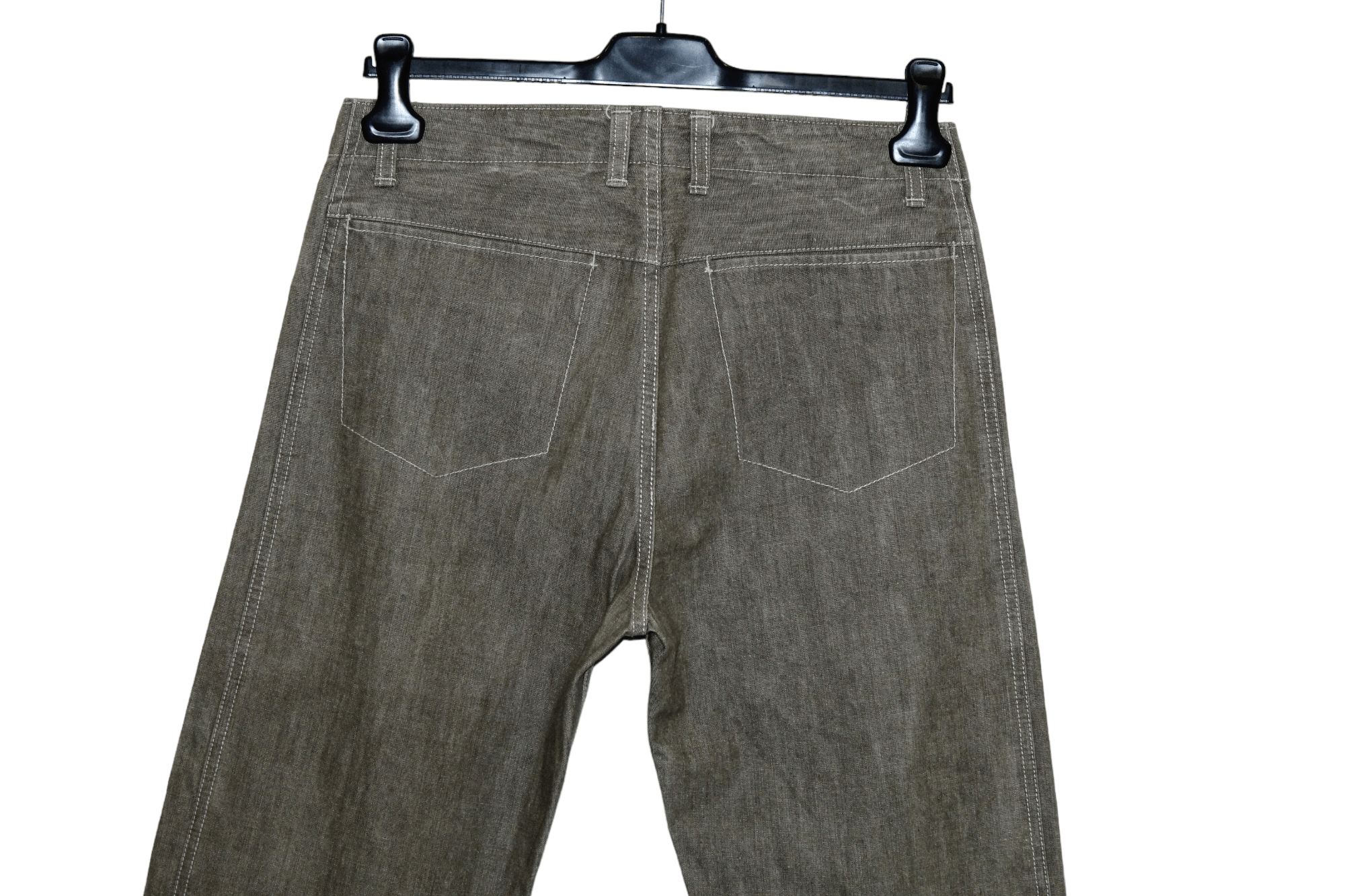 If Six Was Nine 💥If Six Was Nine Maniac Works Double Knee Raw Denim pants Size US 32 / EU 48 - 4 Thumbnail