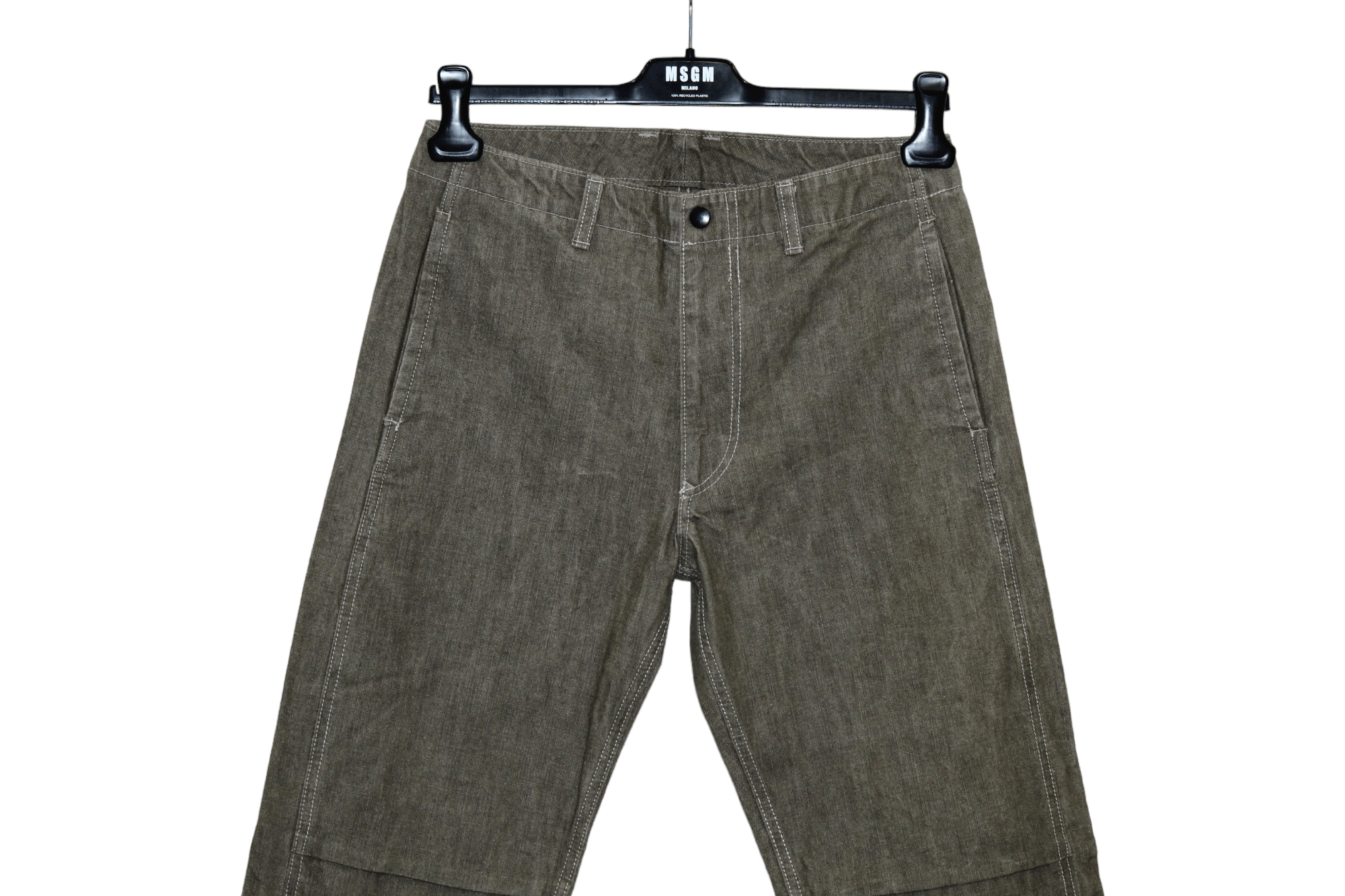 If Six Was Nine 💥If Six Was Nine Maniac Works Double Knee Raw Denim pants Size US 32 / EU 48 - 3 Thumbnail