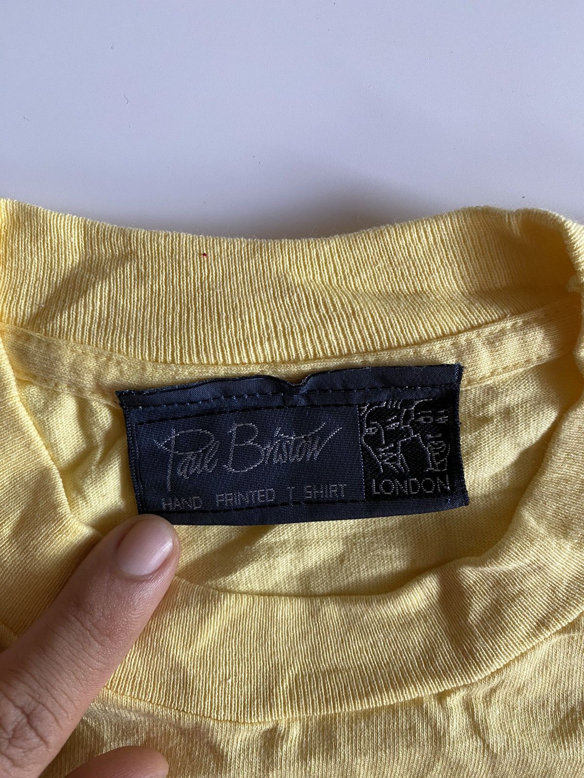 Vintage VINTAGE 90S PAUL BRISTOW HAND PRINTED SHIRT Size US L / EU 52-54 / 3 - 4 Thumbnail