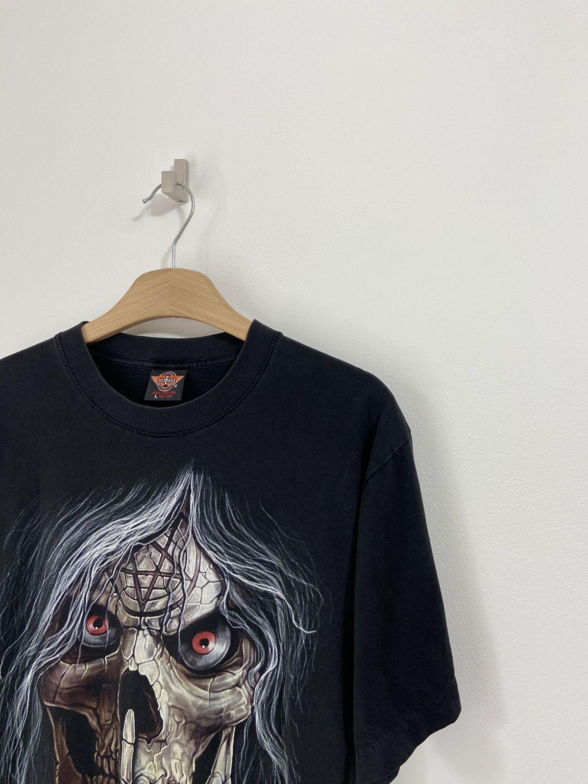 Vintage Rock Eagle Shirt Vintage Skuuls Overprint Size US L / EU 52-54 / 3 - 2 Thumbnail