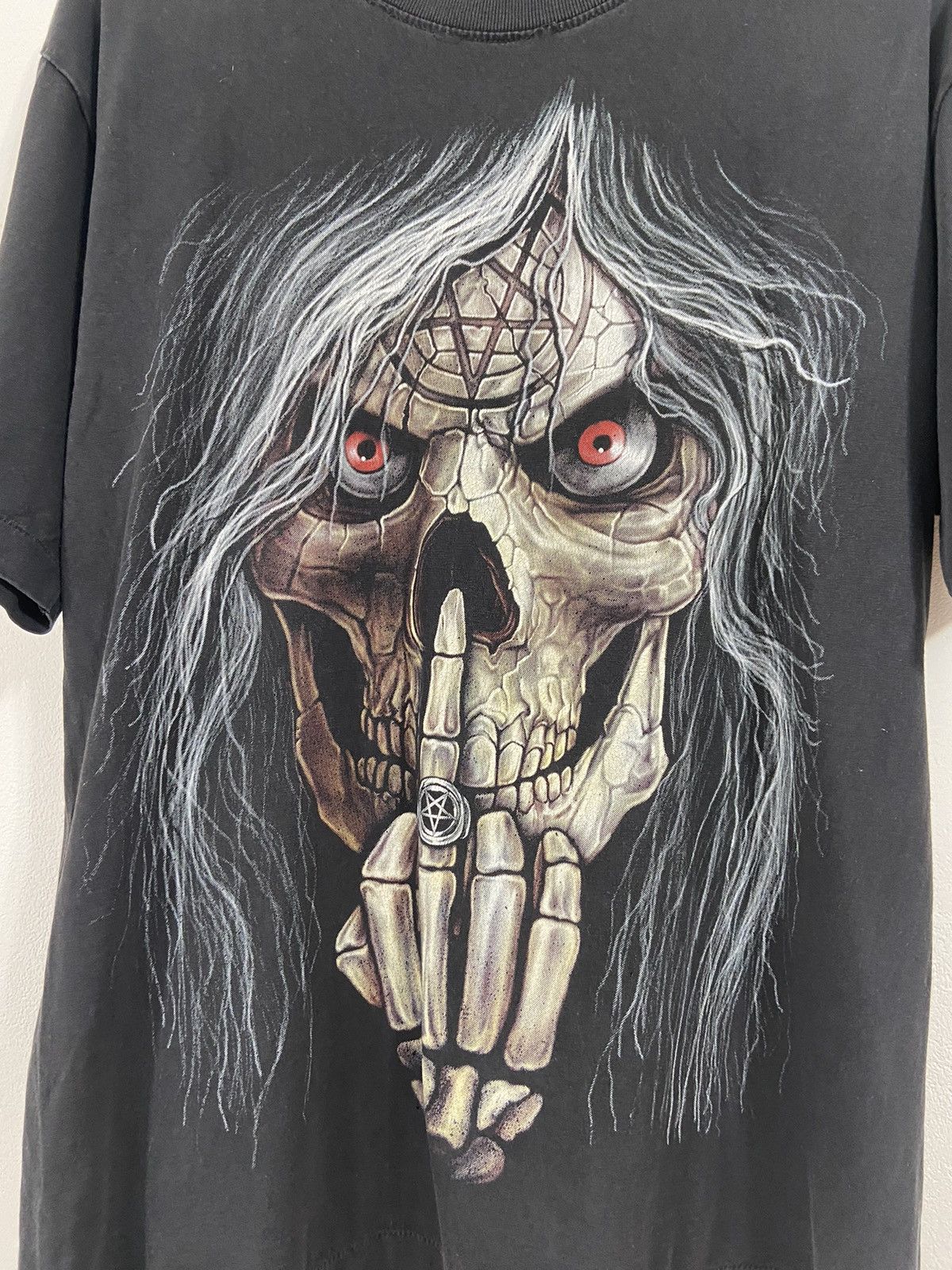 Vintage Rock Eagle Shirt Vintage Skuuls Overprint Size US L / EU 52-54 / 3 - 8 Thumbnail