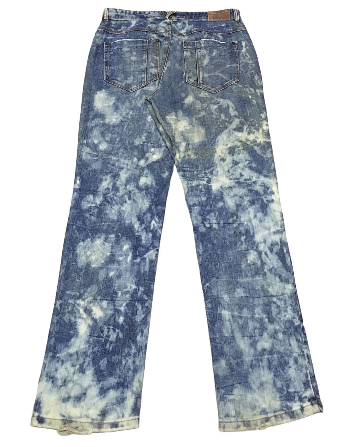 Japanese Brand Rare Vintage Japanese Brand Omphalos Bleach Jeans 1990s Size US 36 / EU 52 - 2 Thumbnail