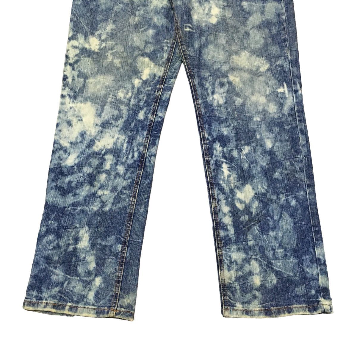Japanese Brand Rare Vintage Japanese Brand Omphalos Bleach Jeans 1990s Size US 36 / EU 52 - 5 Thumbnail