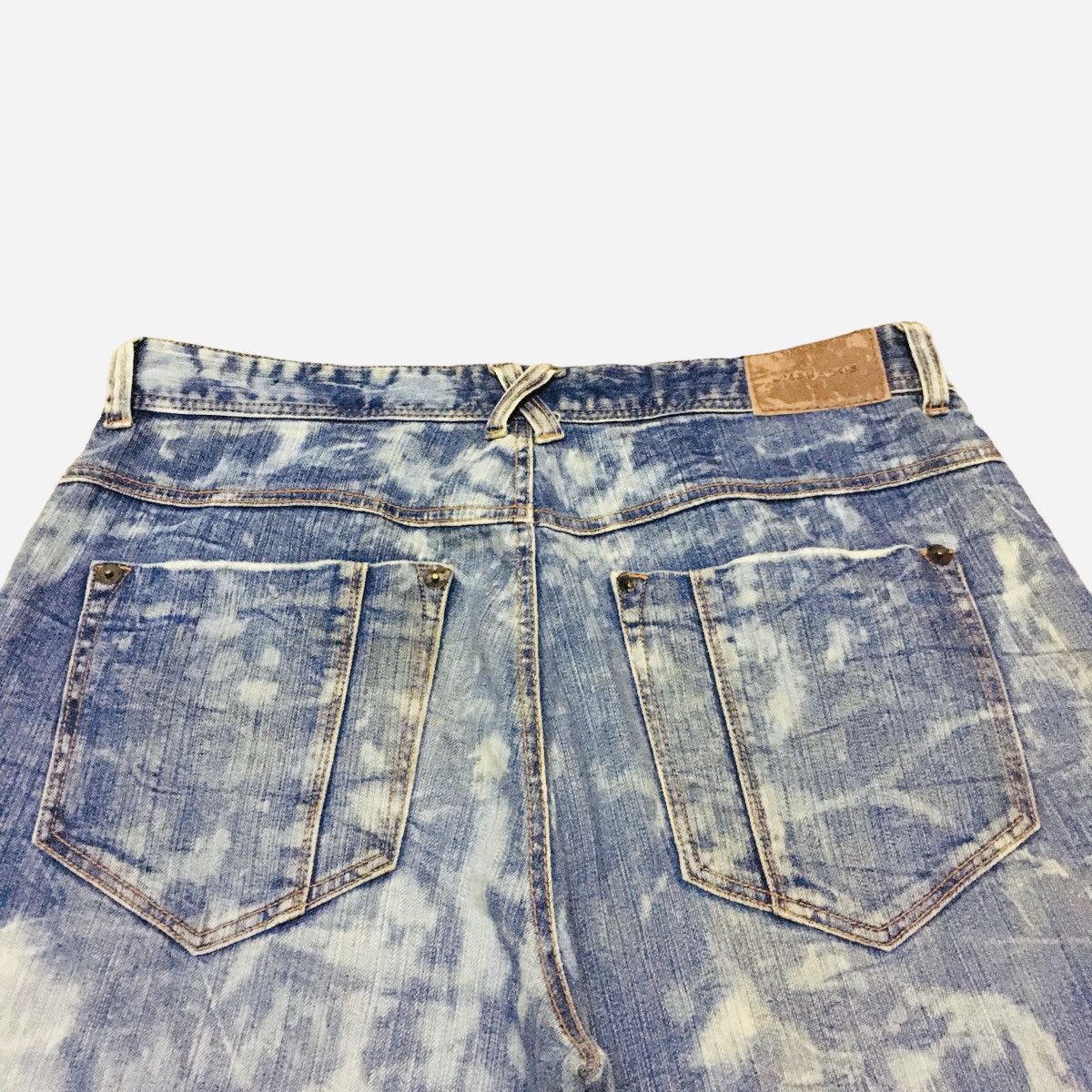 Japanese Brand Rare Vintage Japanese Brand Omphalos Bleach Jeans 1990s Size US 36 / EU 52 - 4 Thumbnail