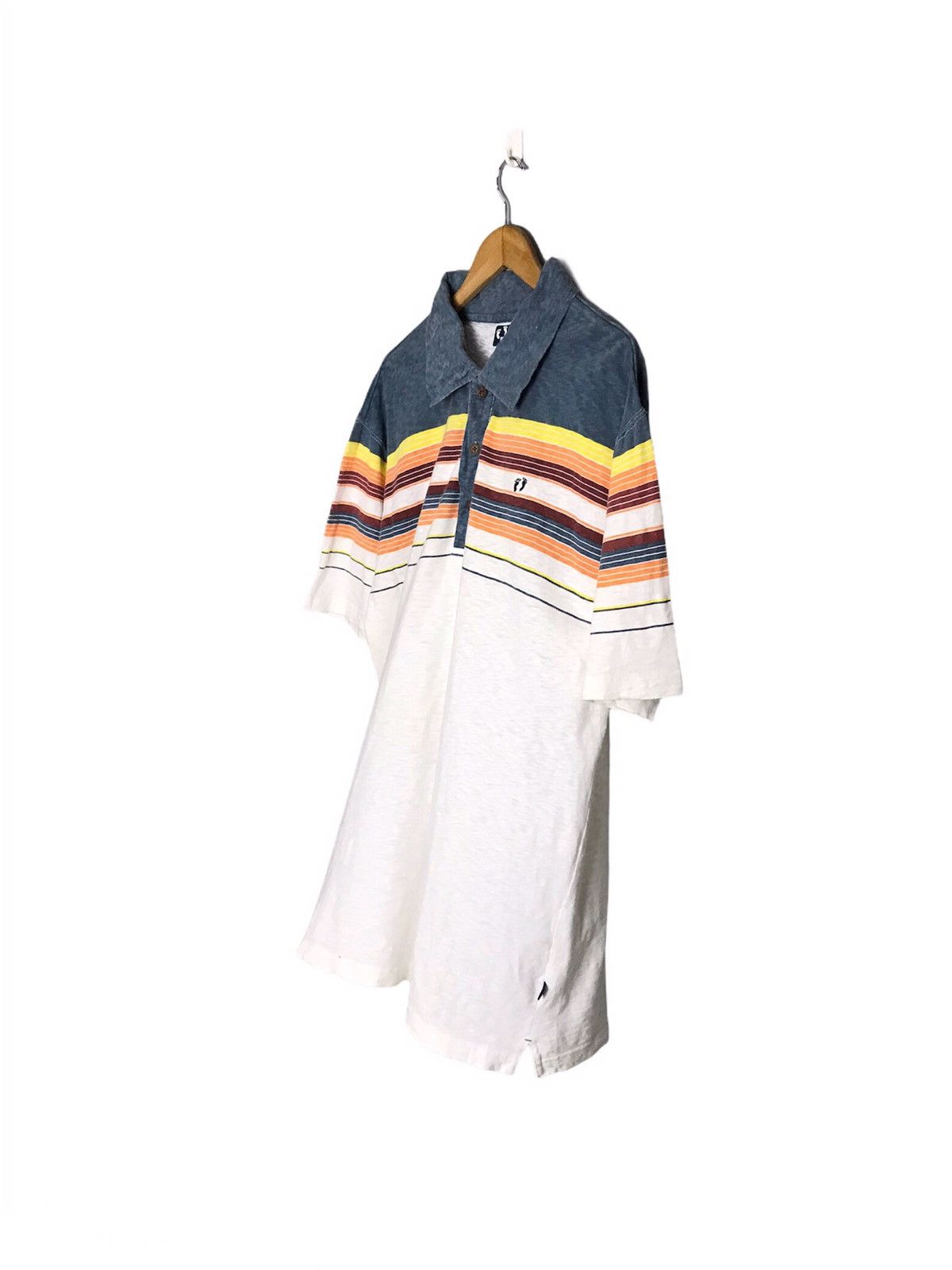 Hang Ten × Vintage Vintage Hang Ten polo shirt Size US XL / EU 56 / 4 - 2 Thumbnail