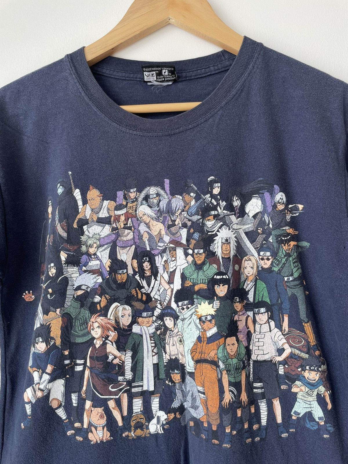 Anime × Cartoon Network × Vintage Vintage Naruto konoha ninja tee