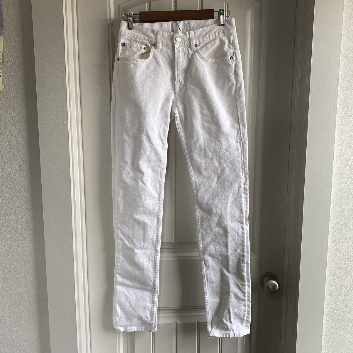 Acne Studios White Denim Jeans